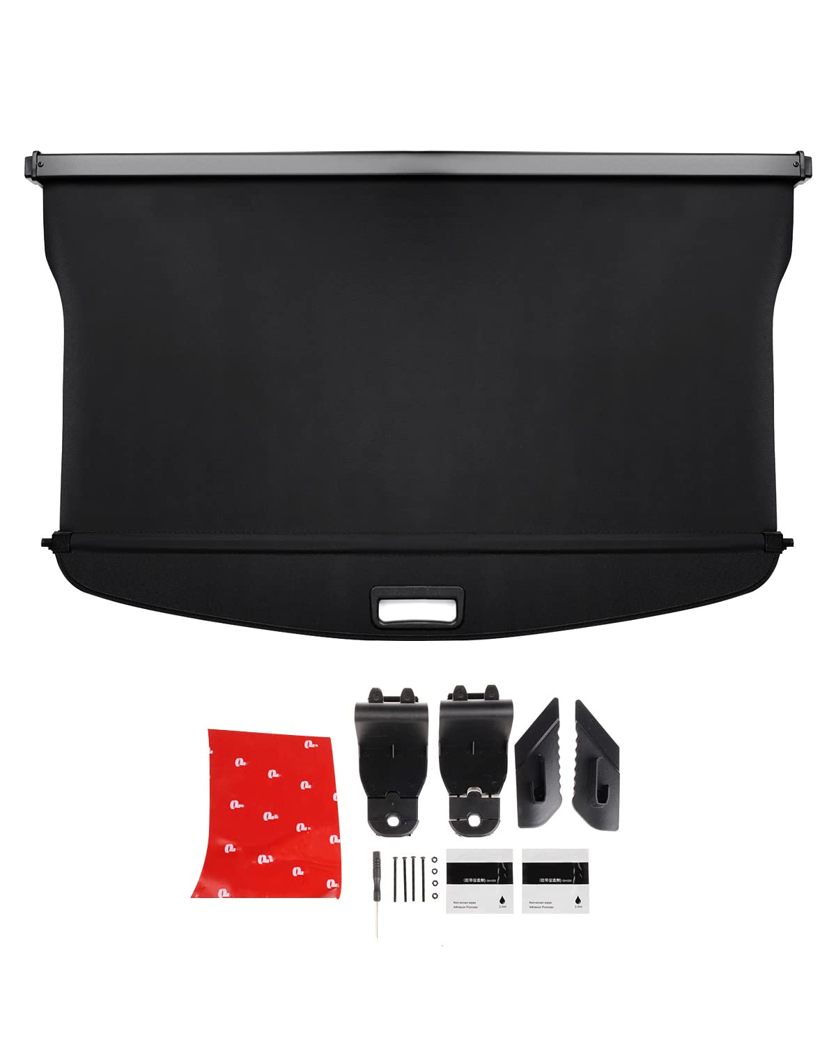 2020-2025 Ford Escape Retractable Cargo Cover - Black Trunk Shade Accessory | Durable Luggage Protector for SUV Cargo Area | Perfect for Road Trips, Grocery Hauling & Pet Transport
