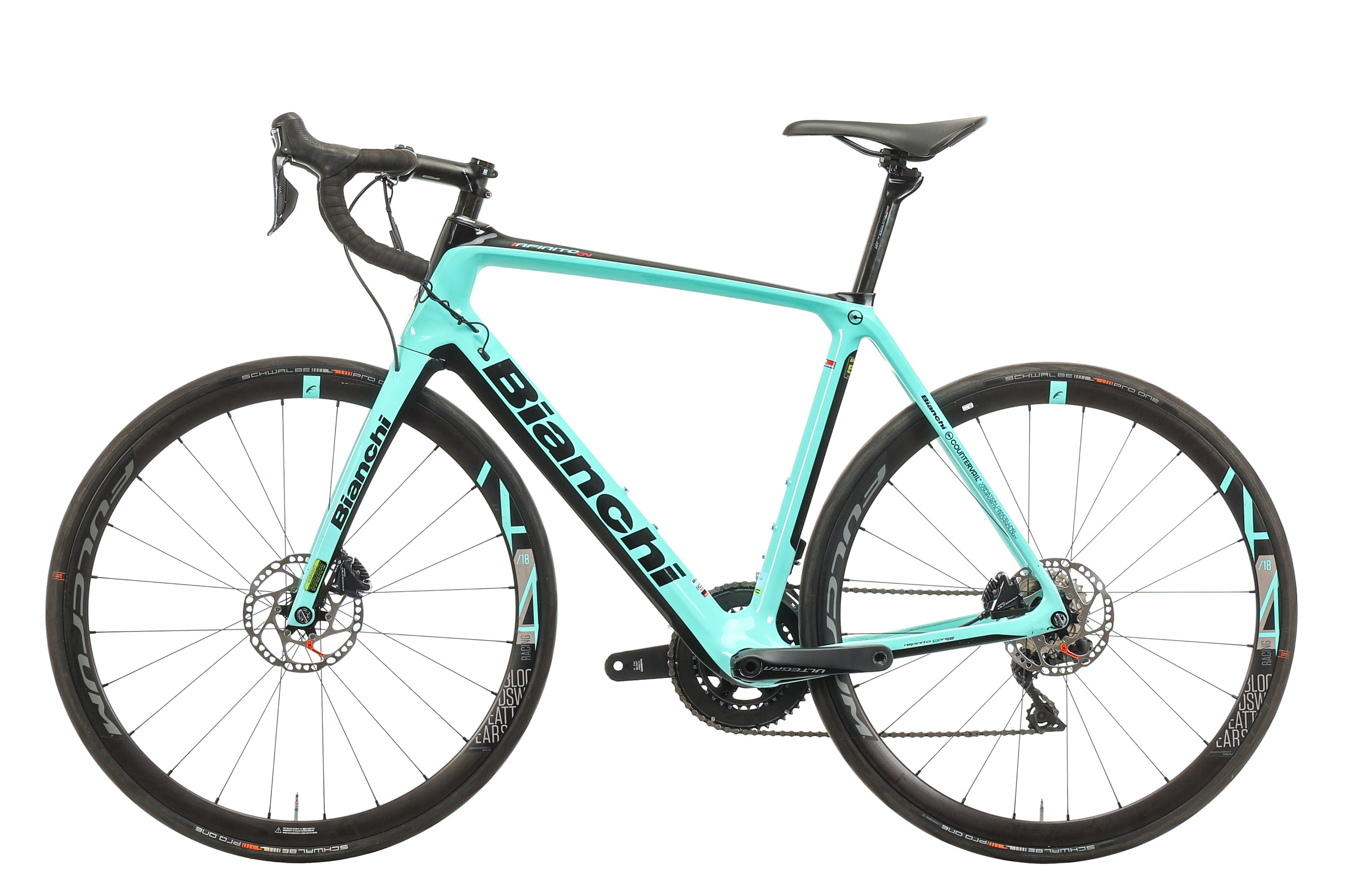 Bianchi Infinito CV Disc Road Bike 2020 - 57cm Carbon Frame Endurance Bike for Long Distance Cycling & Racing | Perfect for Commuting, Training, and Competitive Road Races
