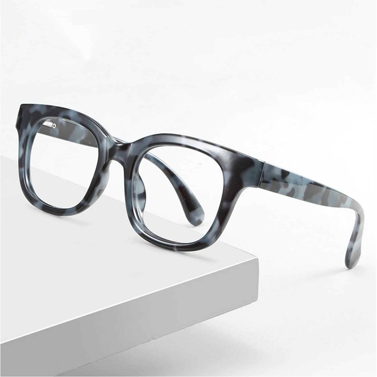 3 Pack Blue Light Blocking Computer Glasses - Anti Eye Strain Square Reading Glasses for Women & Men | Perfect for Office Work, Gaming & Screen Time