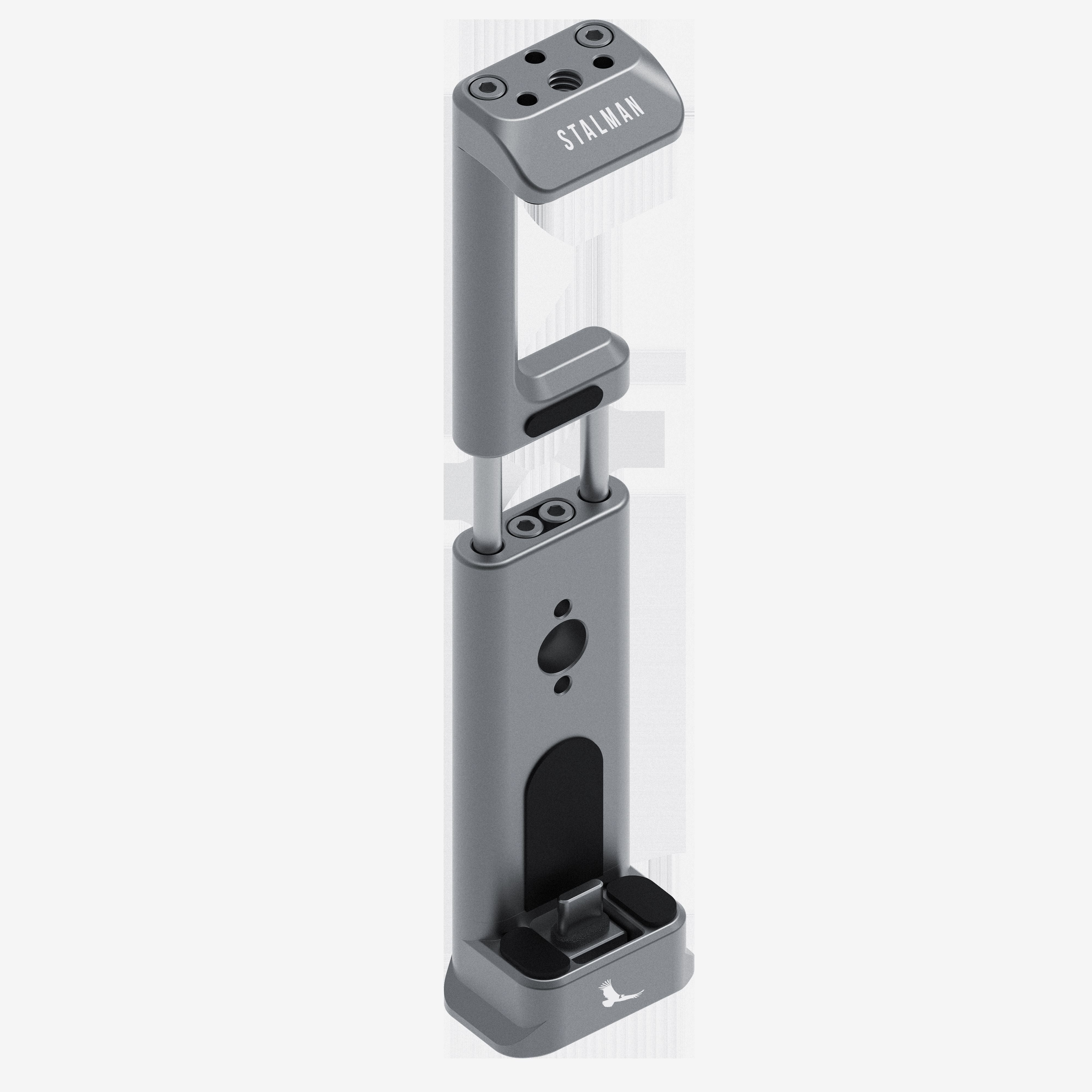 Kondor Blue Stalman Clamp for Vertical Filmmaking - Space Gray Camera Mount for DSLR, Mirrorless & Action Cameras | Perfect for Vlogging, YouTube & Social Media Content Creation
