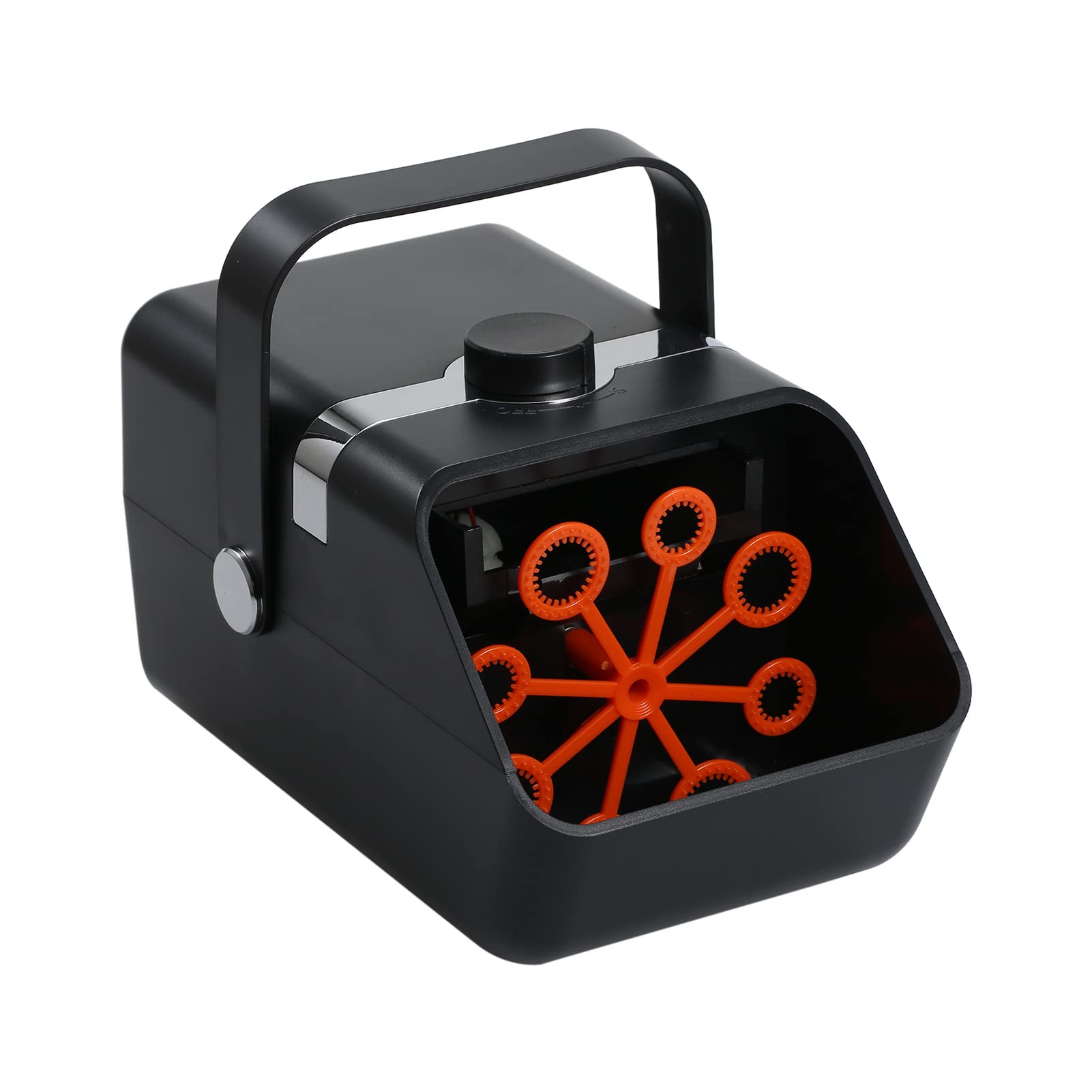 Automatic Bubble Blower Machine - 2 Speed Portable Bubble Maker for Kids Parties, Weddings, Birthdays, Outdoor & Indoor Events (Black) | Perfect for Backyard Fun, Park Playdates, and Festive Celebrations