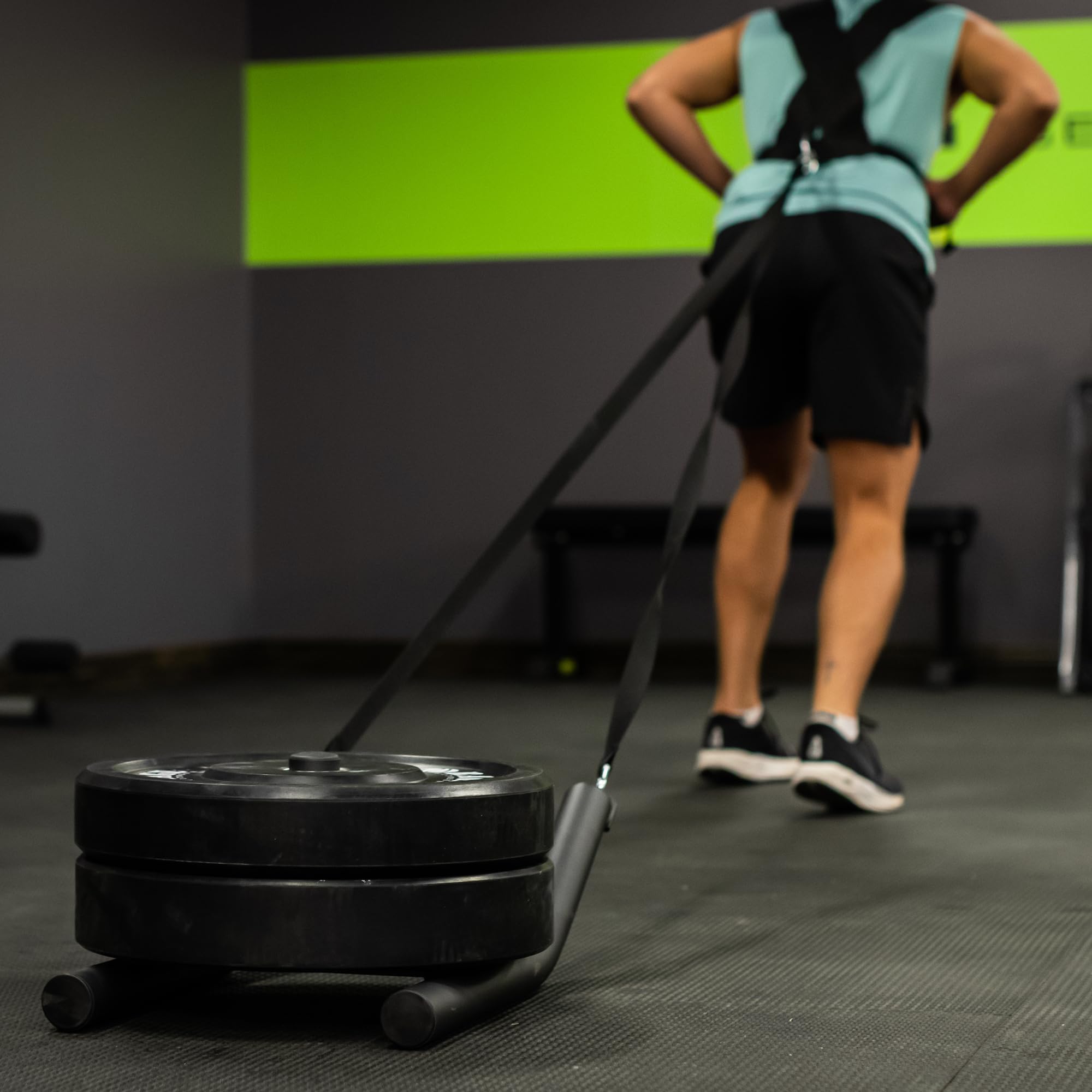 Best Weight Sled for Speed Training - Heavy Duty Pull Sled Workout Equipment for Strength & Athletic Performance - Fits Standard 2