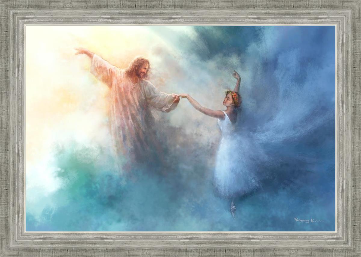 A Pas De Deux By Yongsung Kim - Ballet Dance Art Print - Elegant Wall Decor for Home, Office & Dance Studios