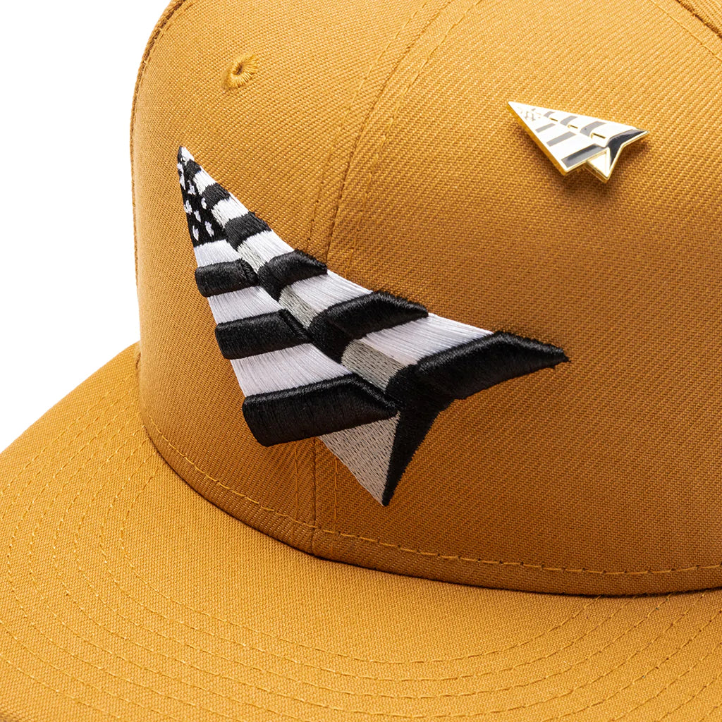 Classic Paper Planes Fitted Panama Tan Hat - Stylish Summer Sun Protection for Men & Women - Perfect for Beach, Travel, and Outdoor Activities