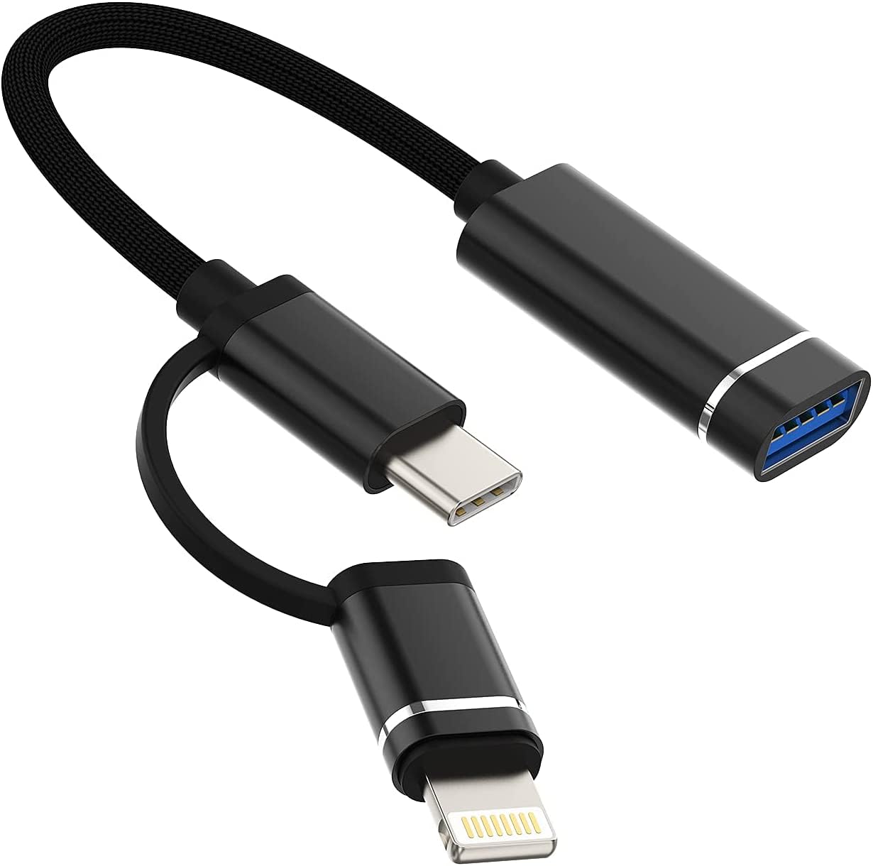 Motorola Razr 50 OTG Cable Adapter - USB A to USB C for Camera & Flash Drive