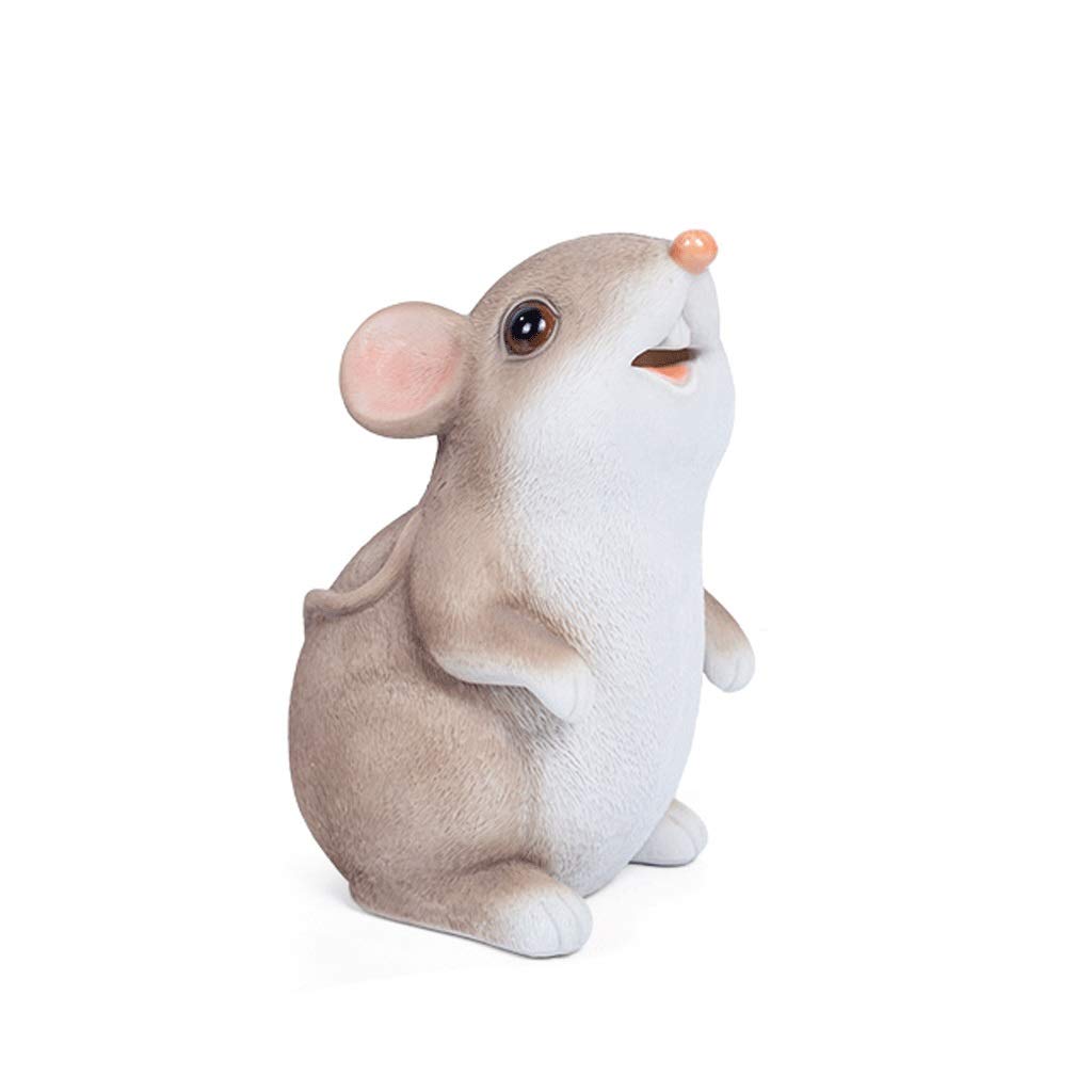 Mouse Shaped Piggy Bank with Coins - Cute Money Saving Bank for Kids | Good Luck Gift for Children's Birthday & Financial Education | Color A