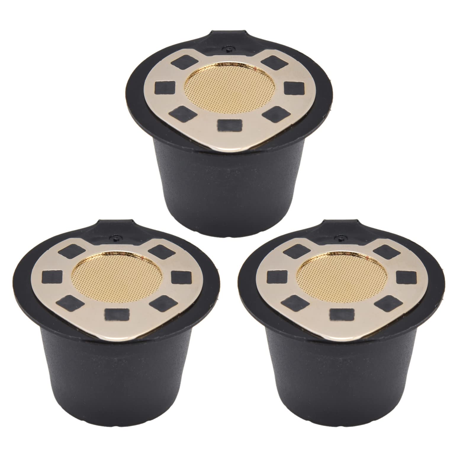 Porous Coffee Capsule Filter Cup with Water Inlet - Reusable Office Coffee Maker Accessory for Nespresso Machines | Perfect for Home & Workplace Brewing