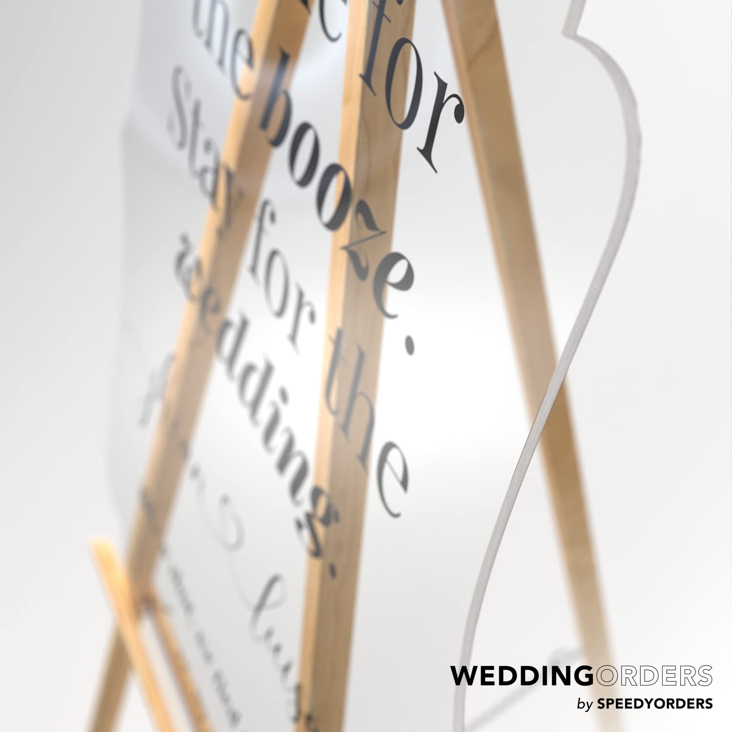 Custom Acrylic Wedding Welcome Sign - 'Take A Shot We Tied The Knot' Funny Reception Decor - Perfect for Bar Areas & Photo Backdrops at Weddings & Celebrations