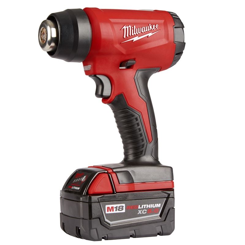 M18 18V Cordless Compact Heat Gun Kit with Lithium-Ion Battery - Perfect for DIY Projects, Home Repairs, and Crafting