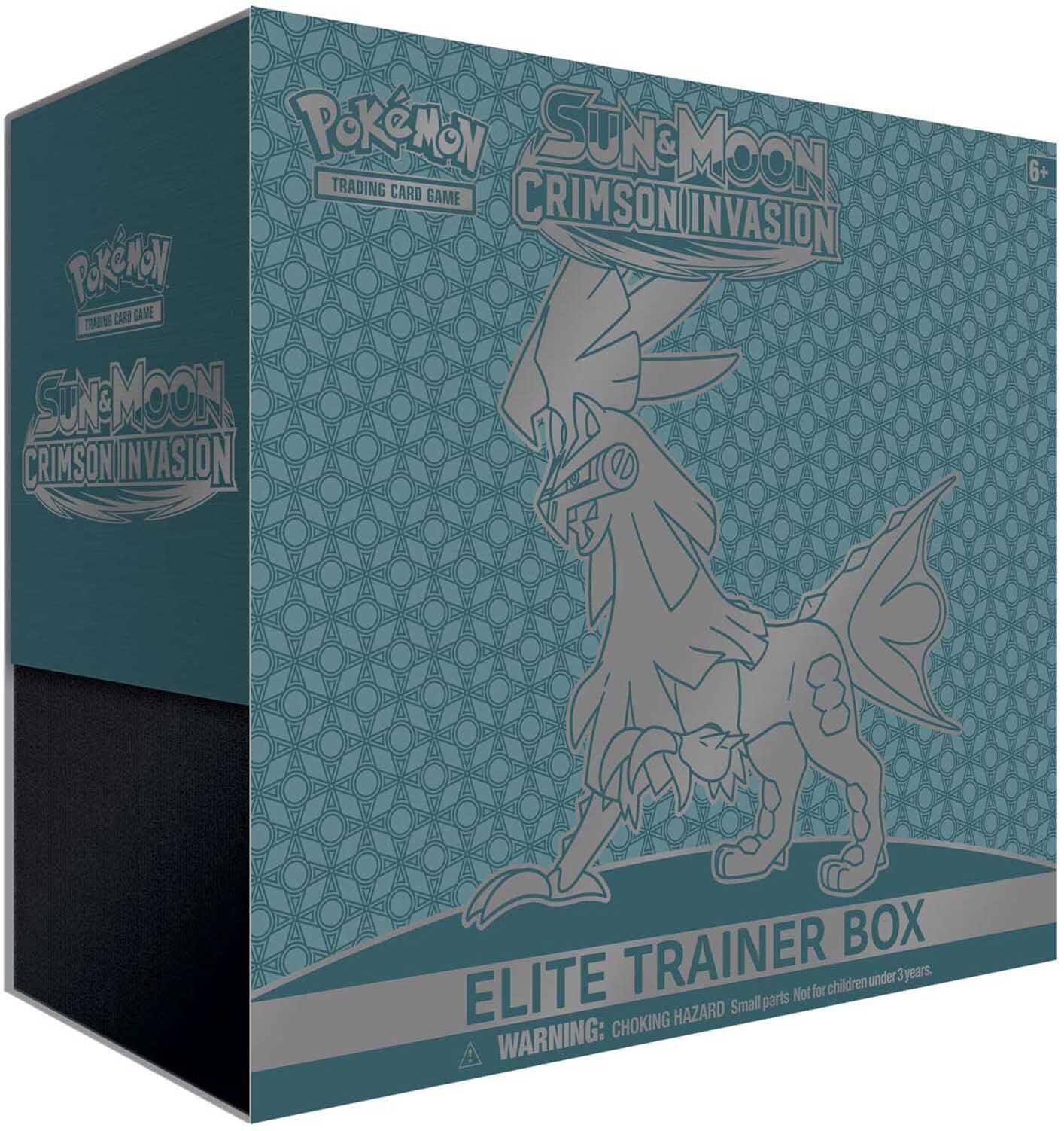 Pokemon Sun and Moon Crimson Invasion Elite Trainer Box - 8 Booster Packs, 65 Sleeves & Collectible Cards | Multicolor Trading Card Game for Collectors & Battles | Perfect for Tournaments & Game Nights