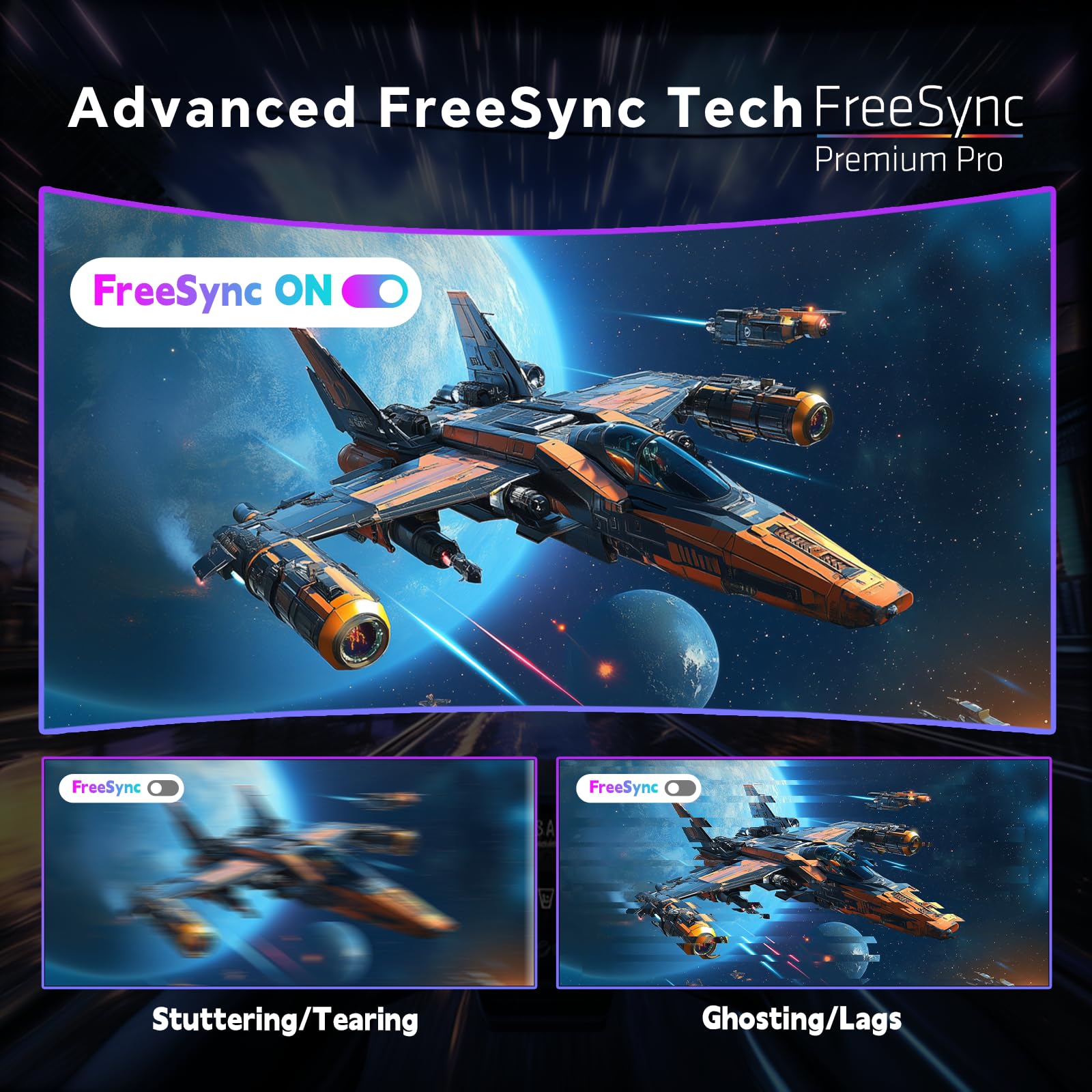 27 Inch Gaming Monitor 180Hz Full HD 1920x1080 Fast IPS Display with 1ms Response, FreeSync, HDR | DP 1.4 & HDMI 2.0 Ports | VESA Mount | Frameless Design | Perfect for Esports, FPS & Console Gaming (H27F22)