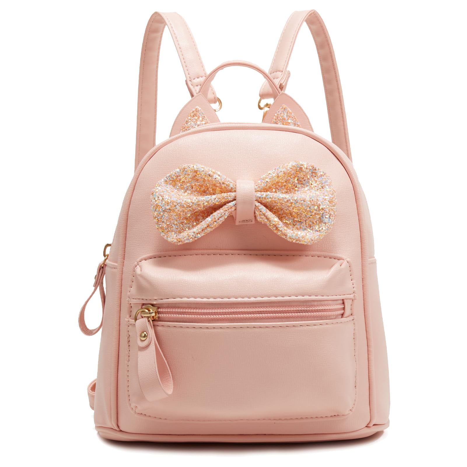 Cute Mini Backpack for Girls - Small Cat Backpack Purse for Teens & Kids - Toddler Bookbag for School, Travel & Daily Use