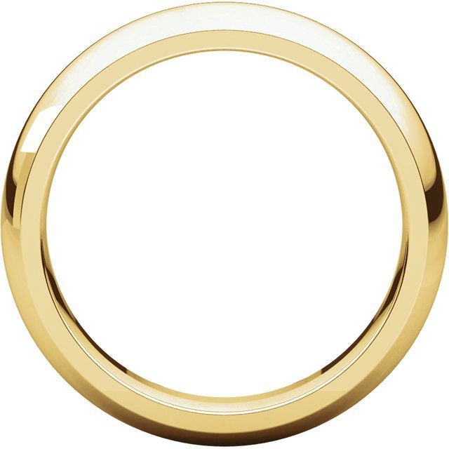 14K Gold 5mm Comfort Fit Wedding Band for Women - Elegant & Durable Ring for Engagement, Anniversary & Everyday Wear