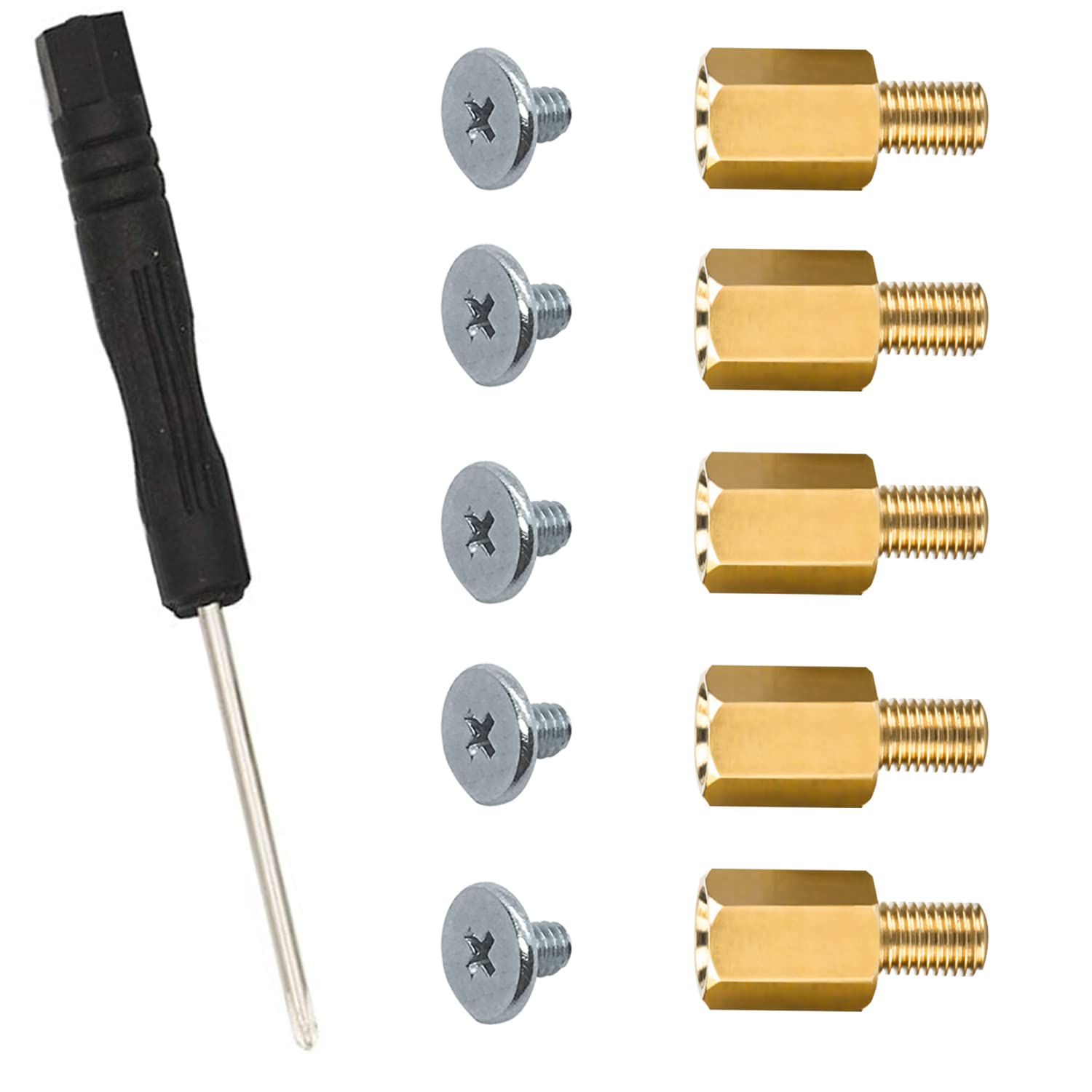 PS5 M.2 SSD Mounting Screws Kit - Replacement Screws for PS5 Console SSD Expansion | Perfect for PS5 Storage Upgrade & Gaming Performance Enhancement