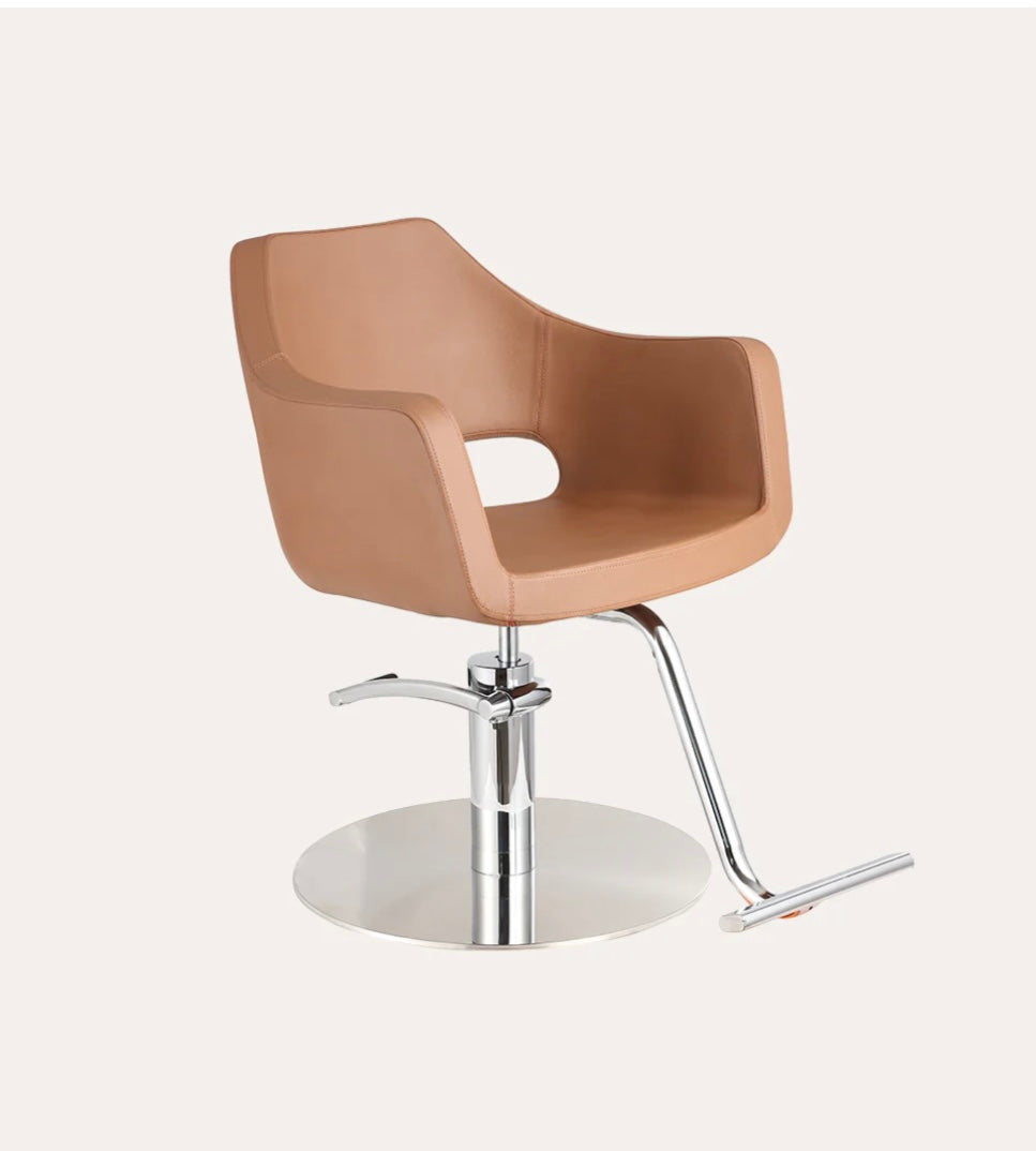 Vera Professional Salon Chair for Hair Styling, Barber, Beauty & Spa - Heavy Duty Hydraulic Stylist Chair with Adjustable Height & Swivel Base - Perfect for Salons, Barbershops & Home Use