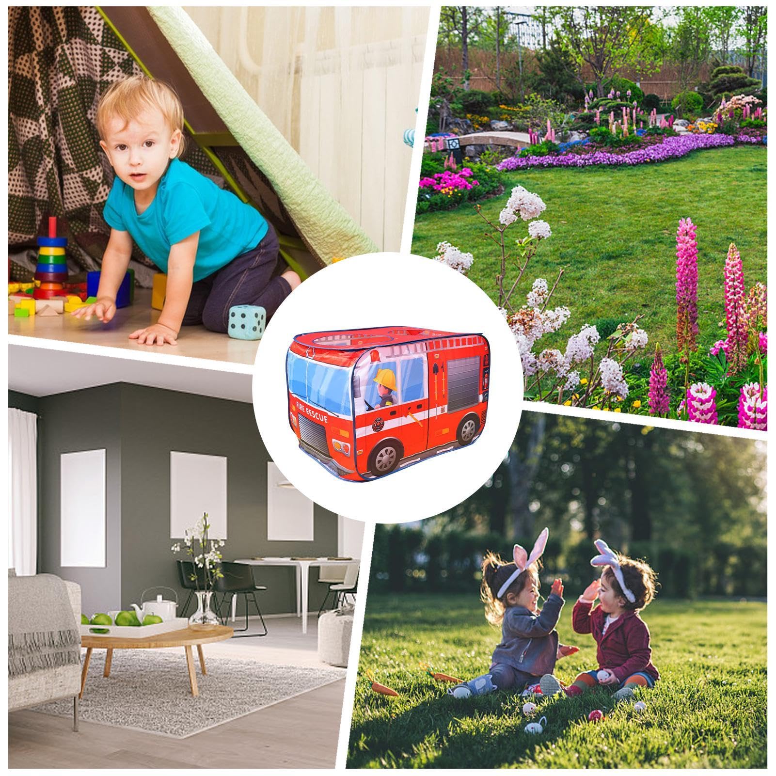 Foldable Kids Play Tent - Cartoon Playhouse for Indoor & Outdoor Use | Portable Toy Tent for Boys & Girls | Perfect for Birthday Gifts, Camping, Playroom & Backyard Fun