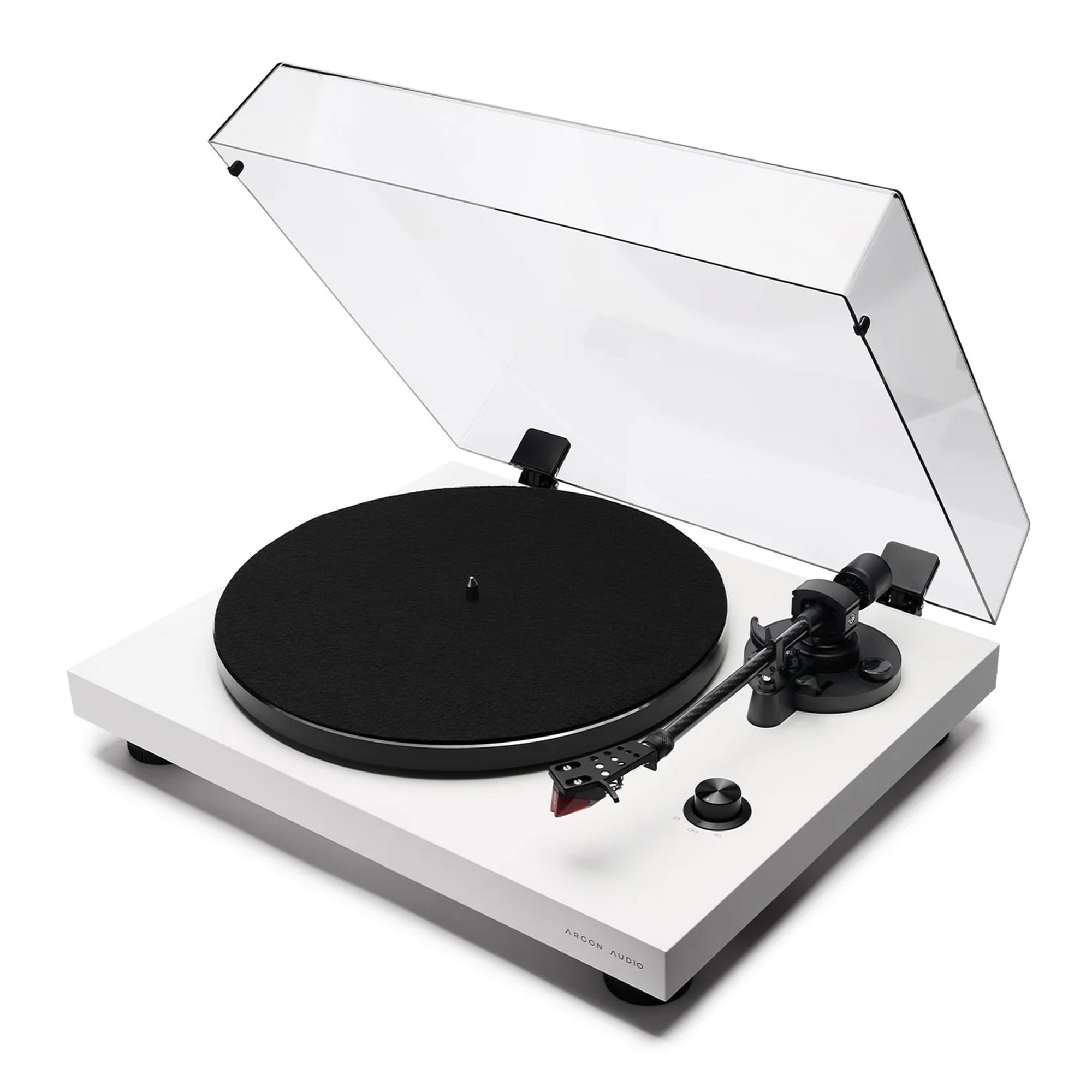 Argon TT 3 Plus Professional Vinyl Record Player - High-Fidelity Turntable with Bluetooth & USB | Perfect for Home Audio, DJing & Vinyl Collection (Black)