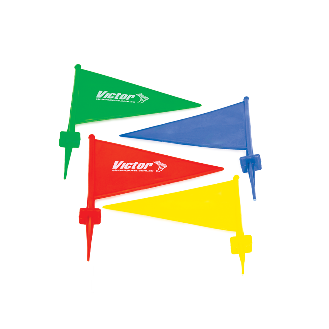Victor PVC Field Marker Flags - Bright Orange, Heavy Duty, 18 Inch - Perfect for Surveying, Landscaping, and Utility Marking