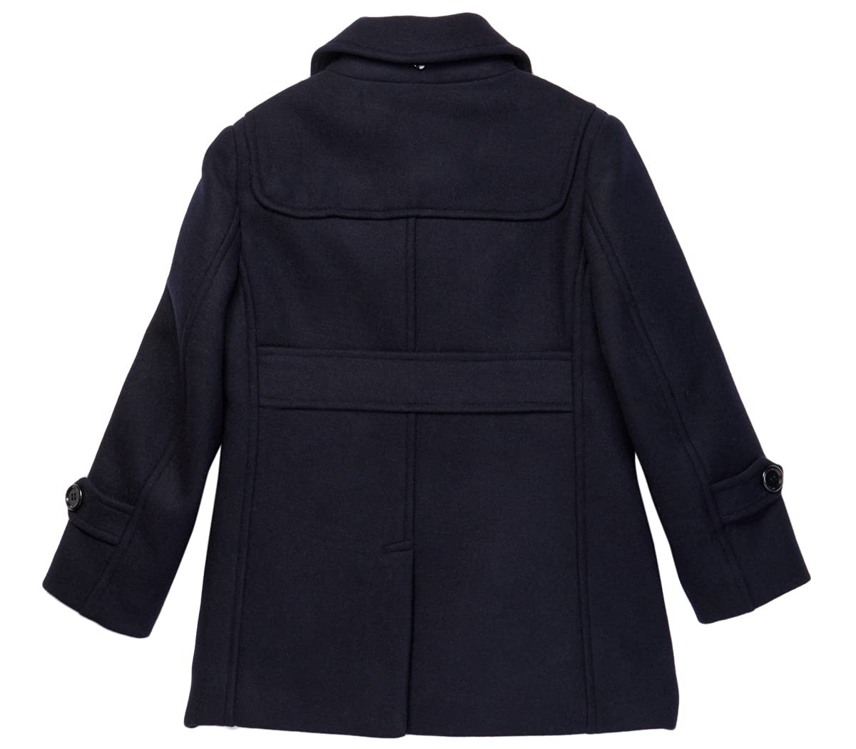 Isaac Mizrahi Boys' 2-20 Solid Wool Toggle Coat with Detachable Hood - Warm Winter Jacket for Kids in Multiple Colors - Perfect for School, Outdoor Play & Cold Weather Activities