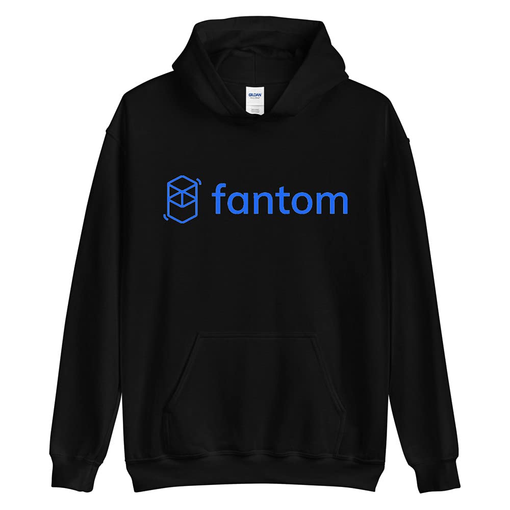 Fantom Crypto Hooded Sweatshirt - Stylish Blockchain Apparel for Crypto Enthusiasts - Perfect for Casual Wear and Crypto Events