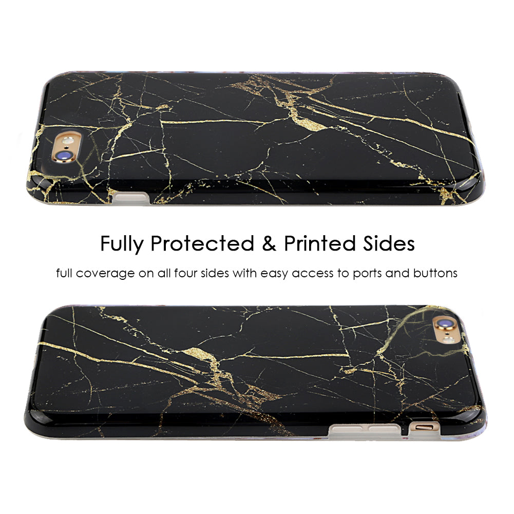 Elegant Black & Gold Marble iPhone Case - Premium Protective Cover with Slim Fit Design for iPhone [Model] - Perfect for Everyday Use, Office & Special Occasions