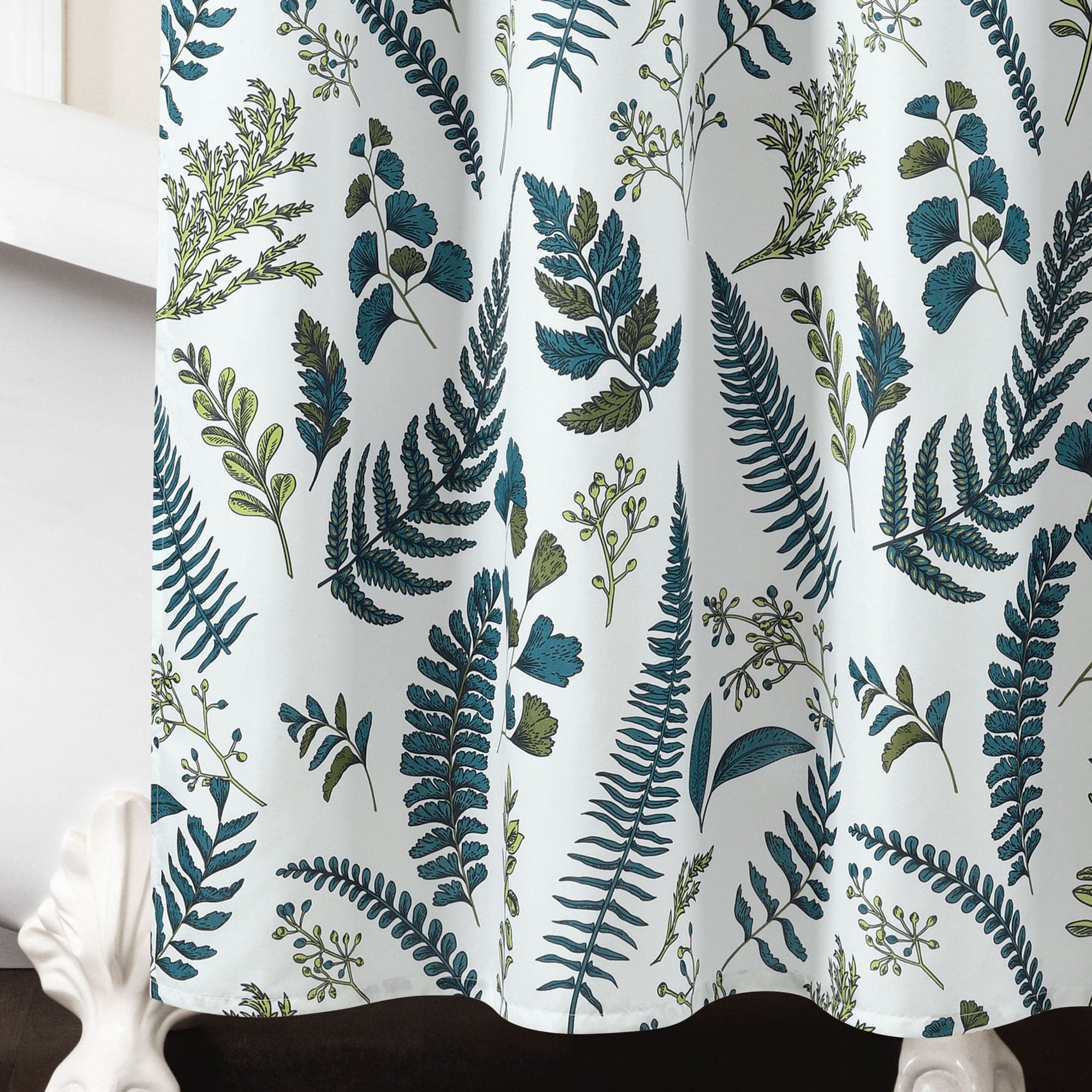 Devonia All Over Print Shower Curtain - Waterproof Bathroom Decor for Modern Homes, Perfect for Bathrooms, Showers, and Spa-Like Retreats