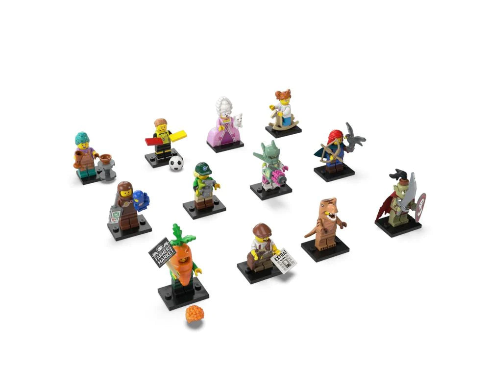 LEGO Minifigures Series 24 Complete Set of 12 Collectible Building Toys (71037) - Perfect for Display, Gifts, and Creative Play