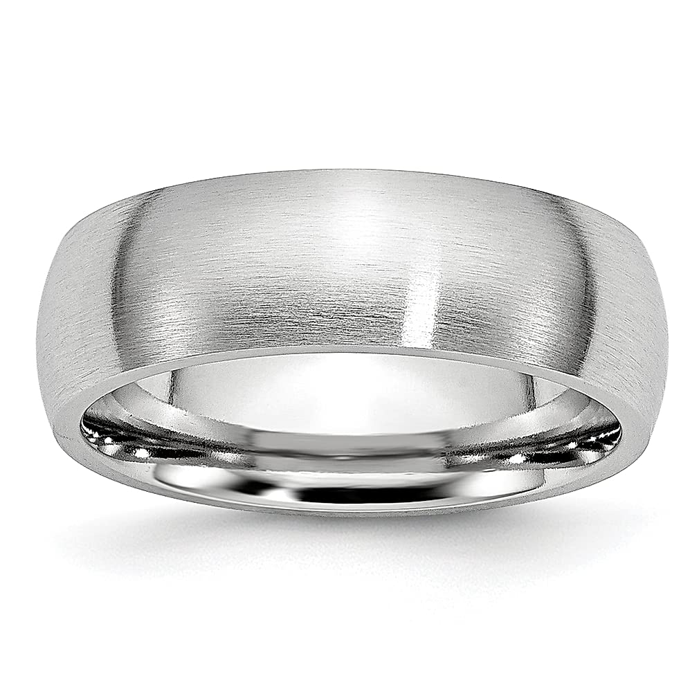 Cobalt 7mm Half Round Wedding Ring Band - Classic Domed Fashion Jewelry for Women | Elegant Bridal Ring, Anniversary Gift for Her | Perfect for Weddings, Engagements & Special Occasions