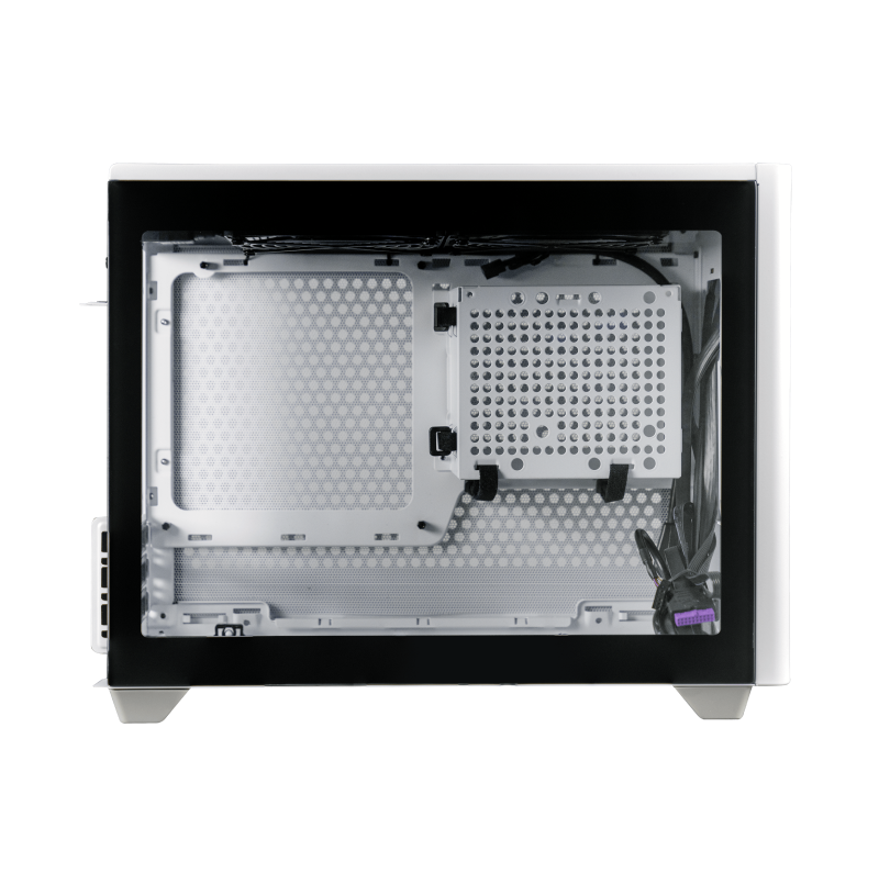 Cooler Master NR200P Mini-ITX Small Form Factor PC Case with Tempered Glass Side Panel - Compact Gaming & Workstation Builds for SFF Enthusiasts