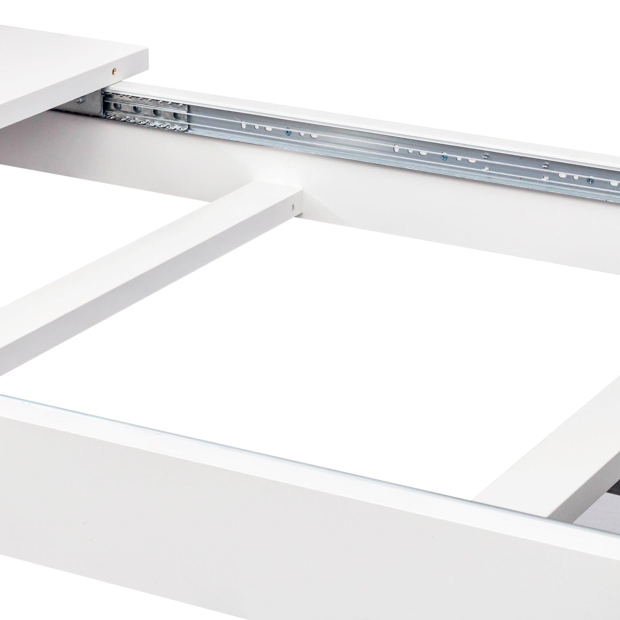 106.3 Inch Extendable Dining Table - Large Kitchen Table for 8-10 People | Perfect for Family Gatherings & Dinner Parties
