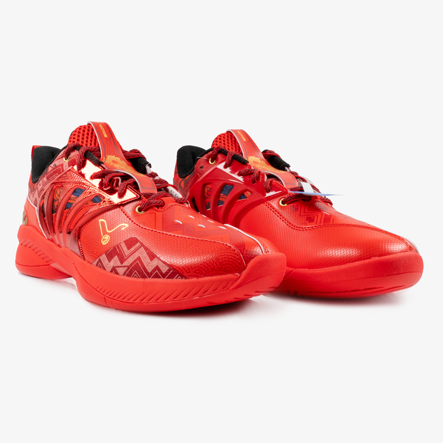 Victor Chinese New Year Edition Badminton Shoes A790CNY EX D (Red) - High-Performance Court Shoes for Professional Players & Training - Perfect for Badminton, Tennis & Indoor Sports