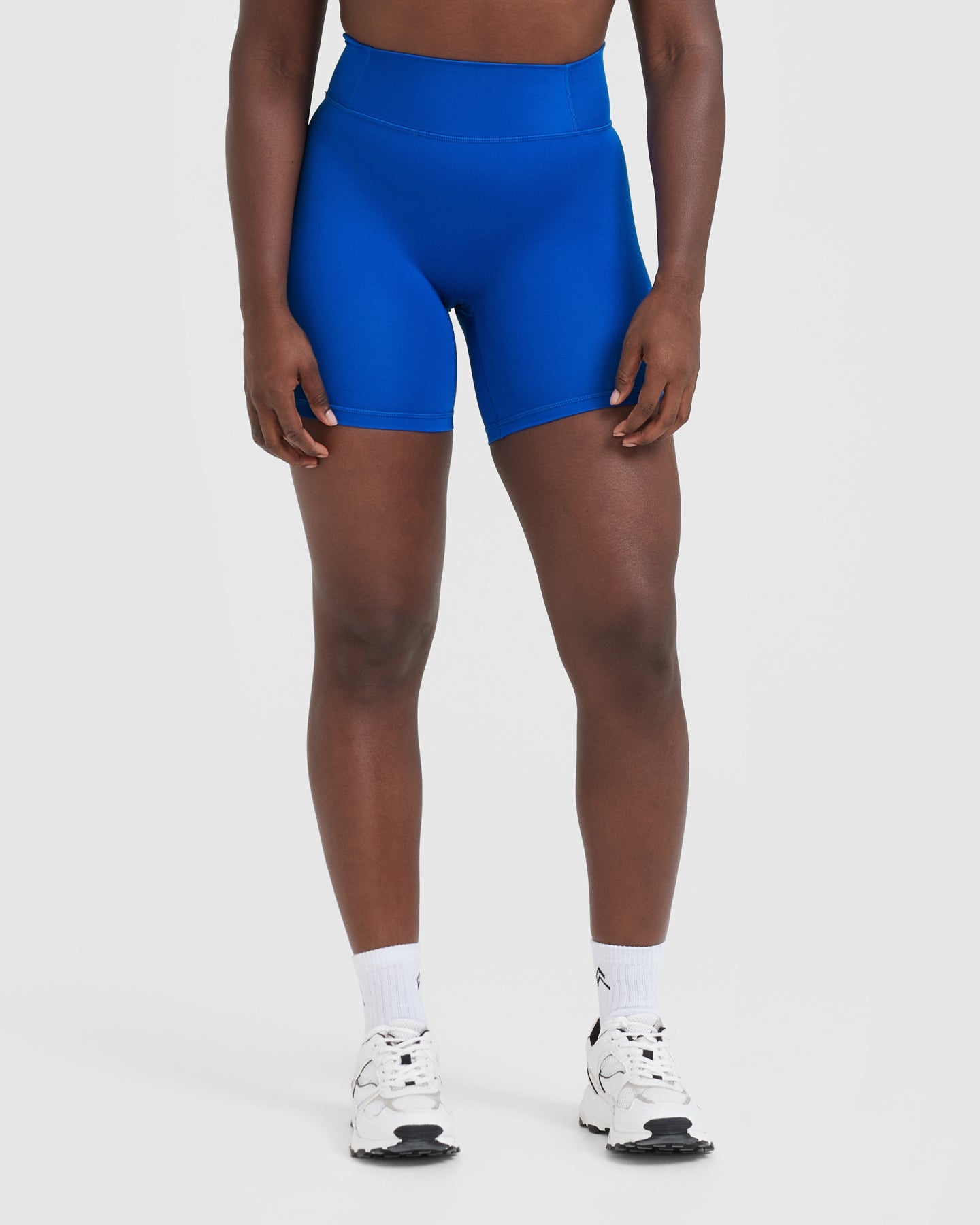 Timeless High Waisted Denim Shorts for Women - 6 Inch Inseam | Cobalt Blue | Perfect for Summer, Beach, and Casual Outings