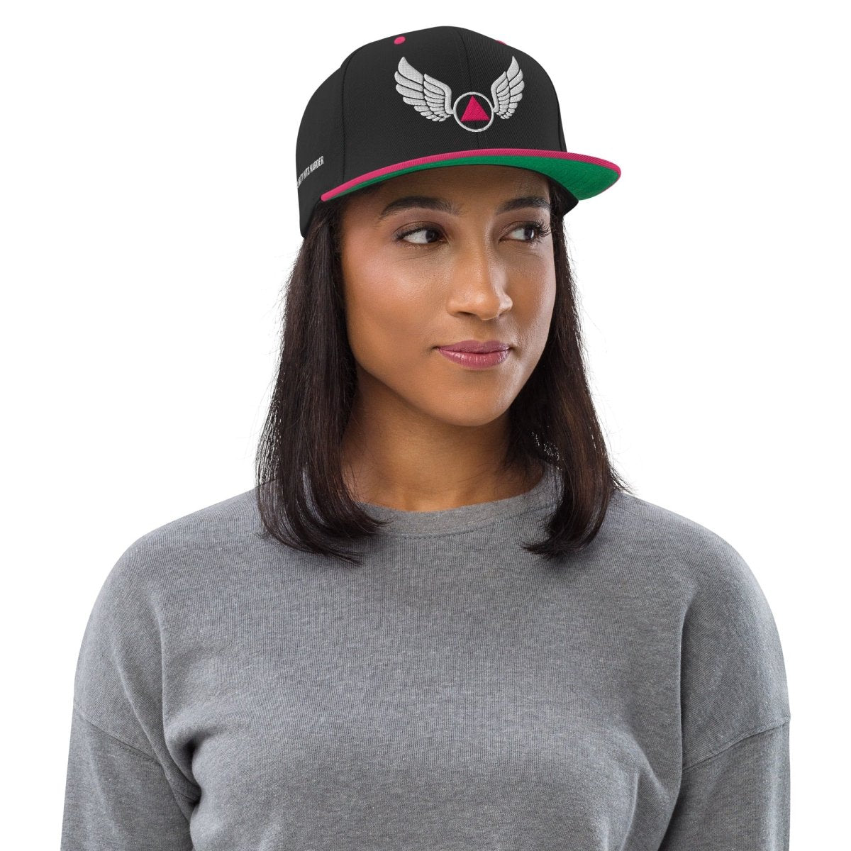 Wings Of Recovery Snapback Hat - Sobriety in Full Flight - Stylish Addiction Recovery Cap for AA Meetings & Sober Living Support