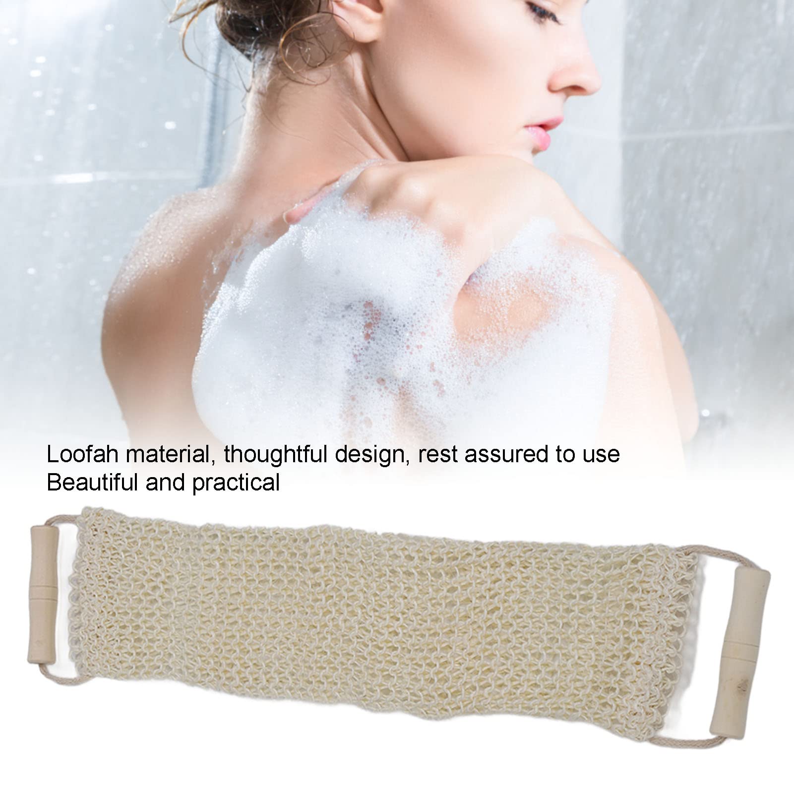 Exfoliating Wash Mitt for Women - Dead Skin Remover & Back Scrubber - Soft Bath Glove for Smooth Skin - Perfect for Shower, Spa & Body Care Routine
