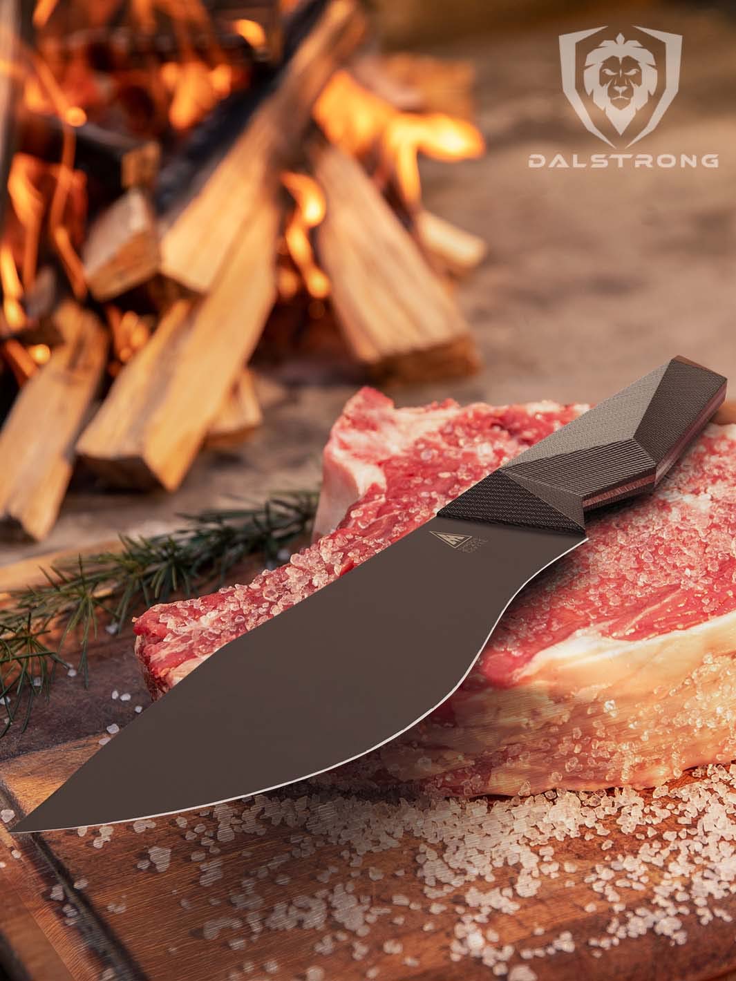 Dalstrong Shadow Black Series 7-inch Chef & Cleaver Hybrid 'Barong' Knife - NSF Certified Professional Kitchen Knife for Meat Cutting, Vegetable Chopping & Food Prep