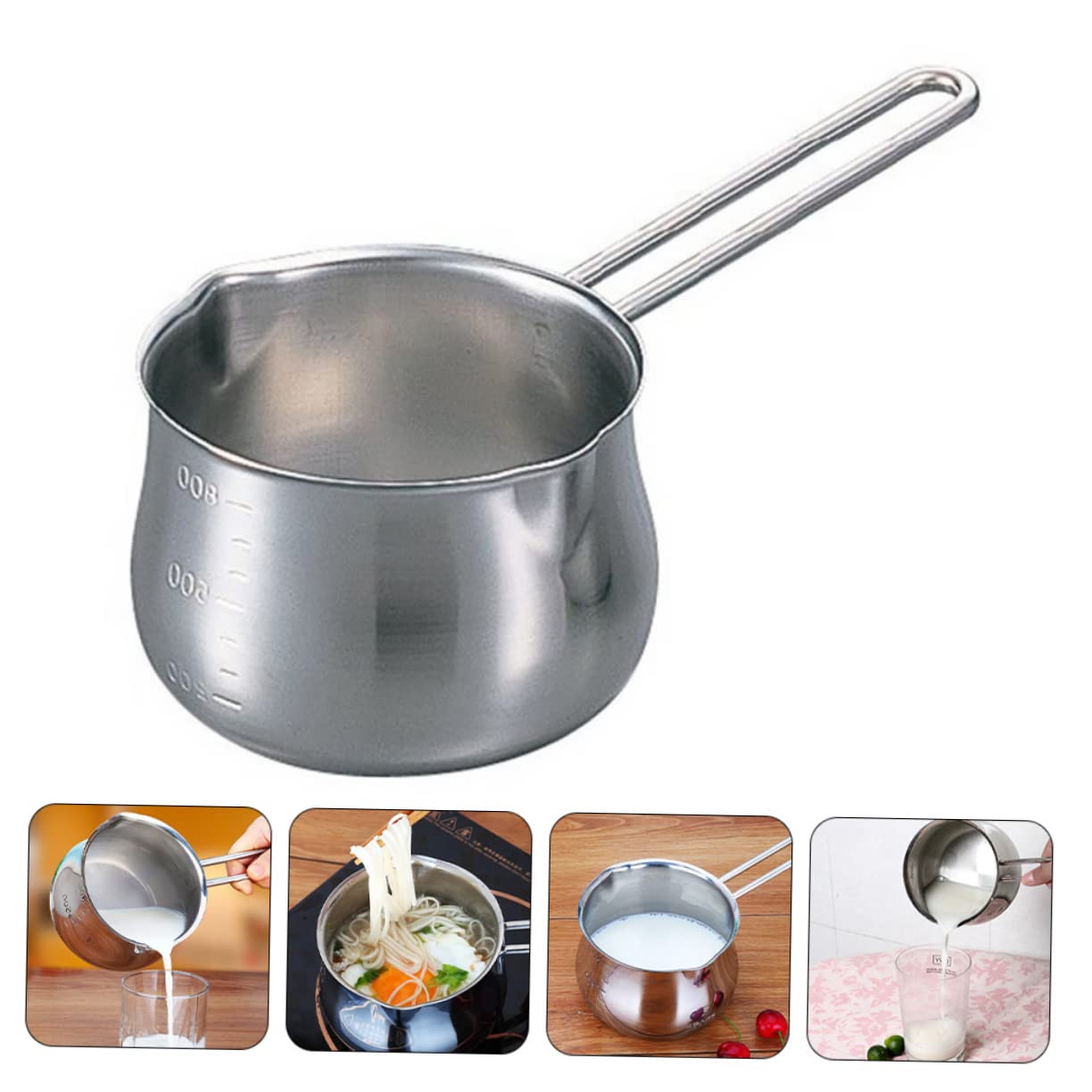 VOSAREA Electric Fondue Pot - Portable Chocolate Melter for Candy, Cheese, Butter & Caramel - Stainless Steel Dessert Maker - Perfect for Parties, Valentine's Day & Family Gatherings
