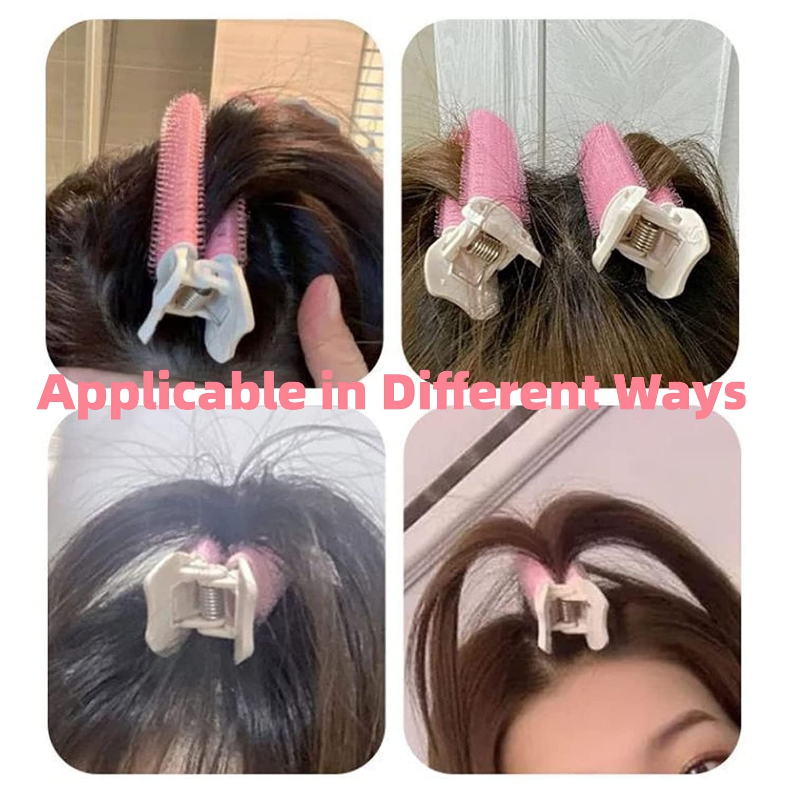 6PCS Volumizing Hair Clips for Women - Root Lift Clips for Fluffy & Thick Hair - Instant Volume Boosters in Purple, Pink & Blue - Perfect for Styling, Parties & Everyday Use