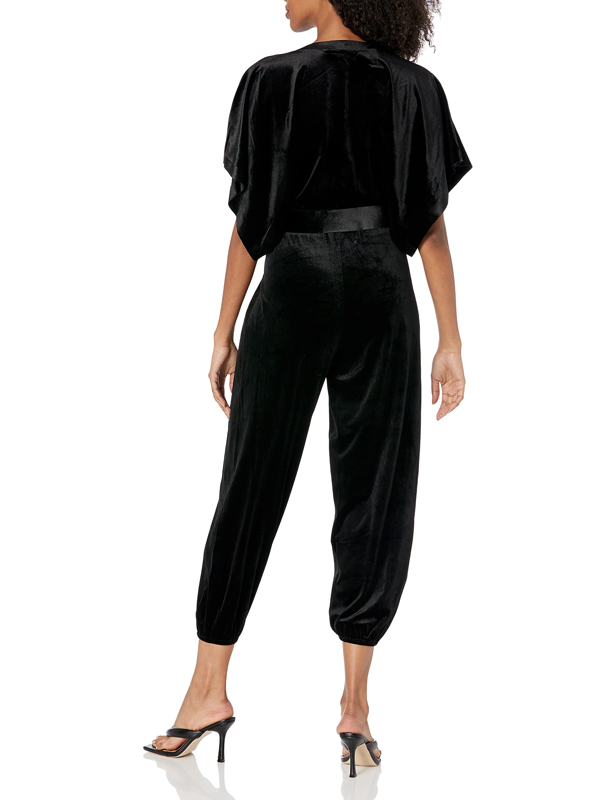 Norma Kamali Women's Rectangle Jog Jumpsuit - Stylish & Comfortable One-Piece Outfit for Lounge, Travel & Casual Wear