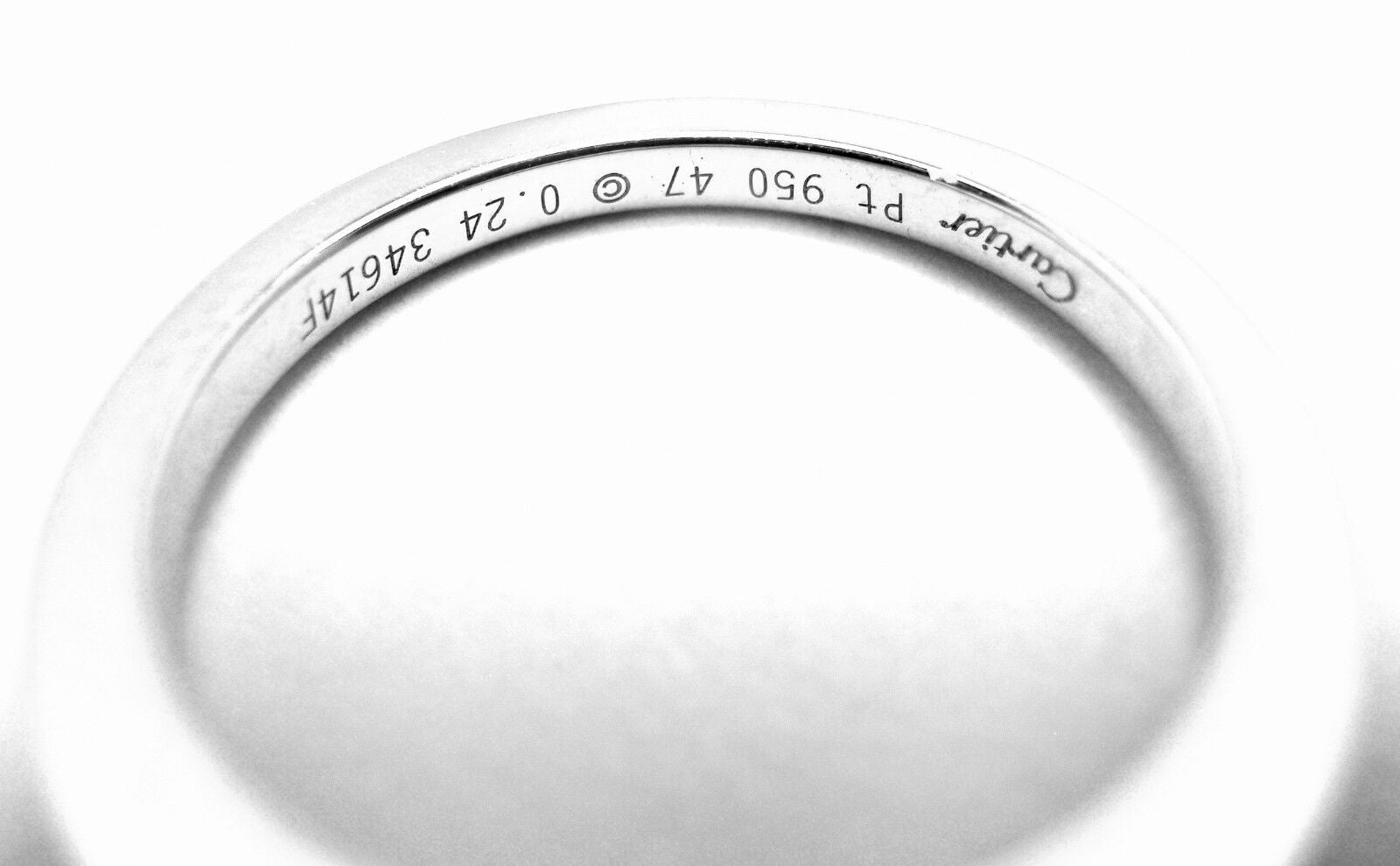 Authentic Cartier Ballerine Platinum 0.24ct Diamond Engagement Ring with Original Box & Papers - Perfect for Proposals, Anniversaries & Special Occasions