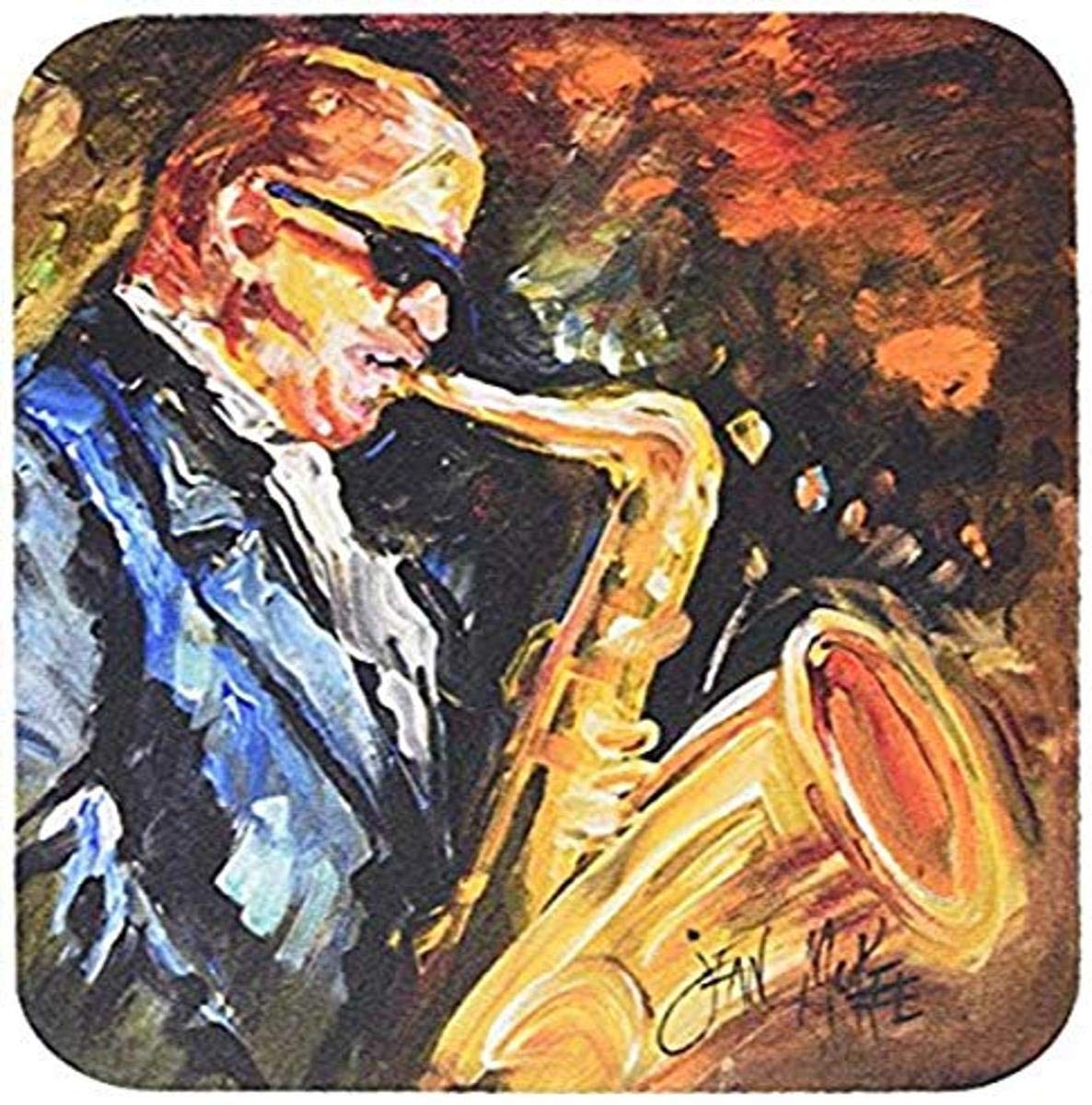 Jazz Trumpet Mouse Pad & Hot Pad - Washable Large Mouse Mat for Home Office, Gaming, Computer & Laptop Use - Perfect Desk Accessory for Work & Play