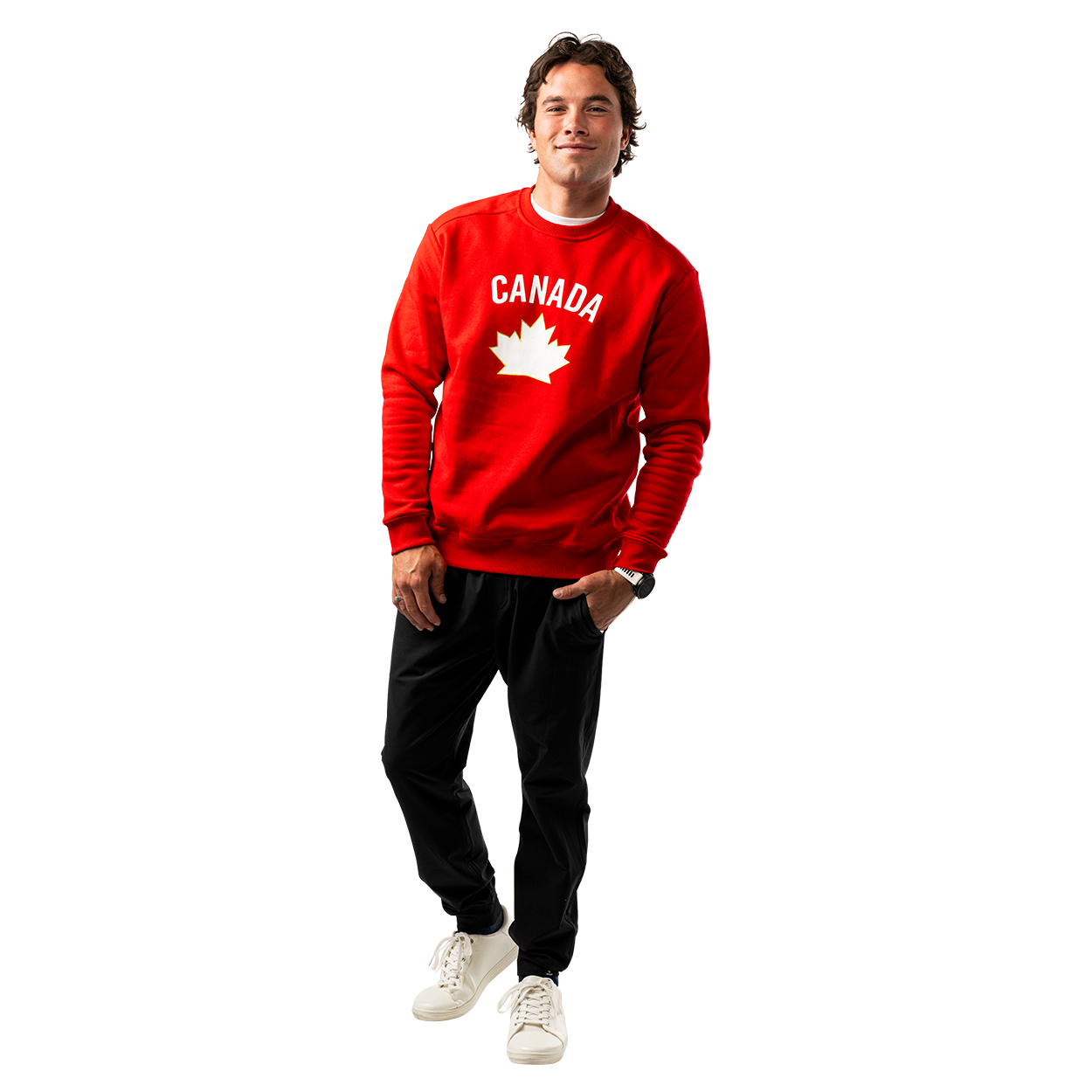 Bauer Hockey Canada Core Crewneck Sweatshirt for Men - Comfortable & Stylish Hockey Apparel for Training, Games & Casual Wear