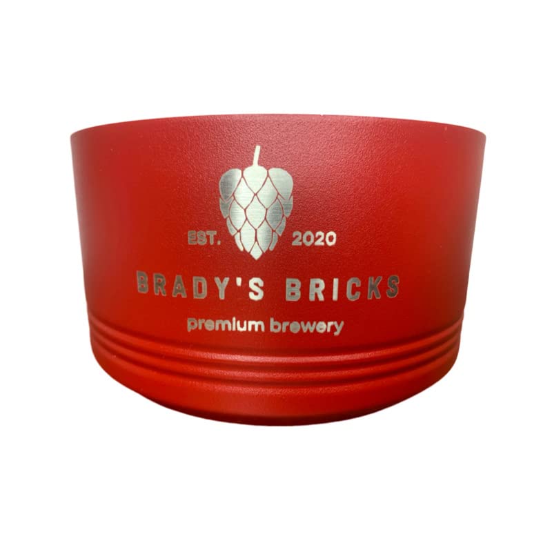 Custom Engraved Stainless Steel Insulated Pet Bowl - Personalized Dog or Cat Food Dish with Logo for Pet Businesses & Promotional Merchandise (Large, Navy) - Perfect for Veterinary Clinics, Pet Stores & Corporate Gifts
