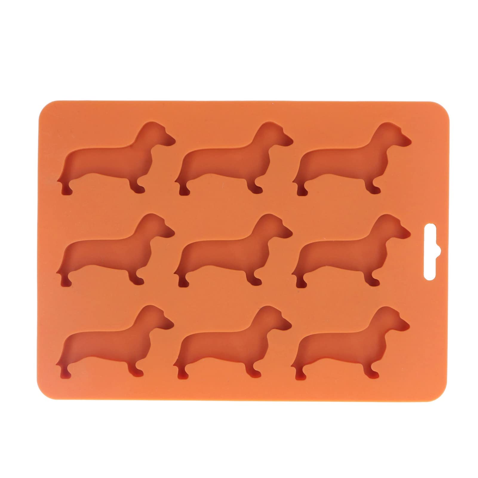 Dog Shaped Silicone Ice Cube Trays - Fun Animal Ice Molds for Chocolate, Crayons, Candles & Yogurt - Perfect for Party Drinks, Kids Snacks & DIY Crafts