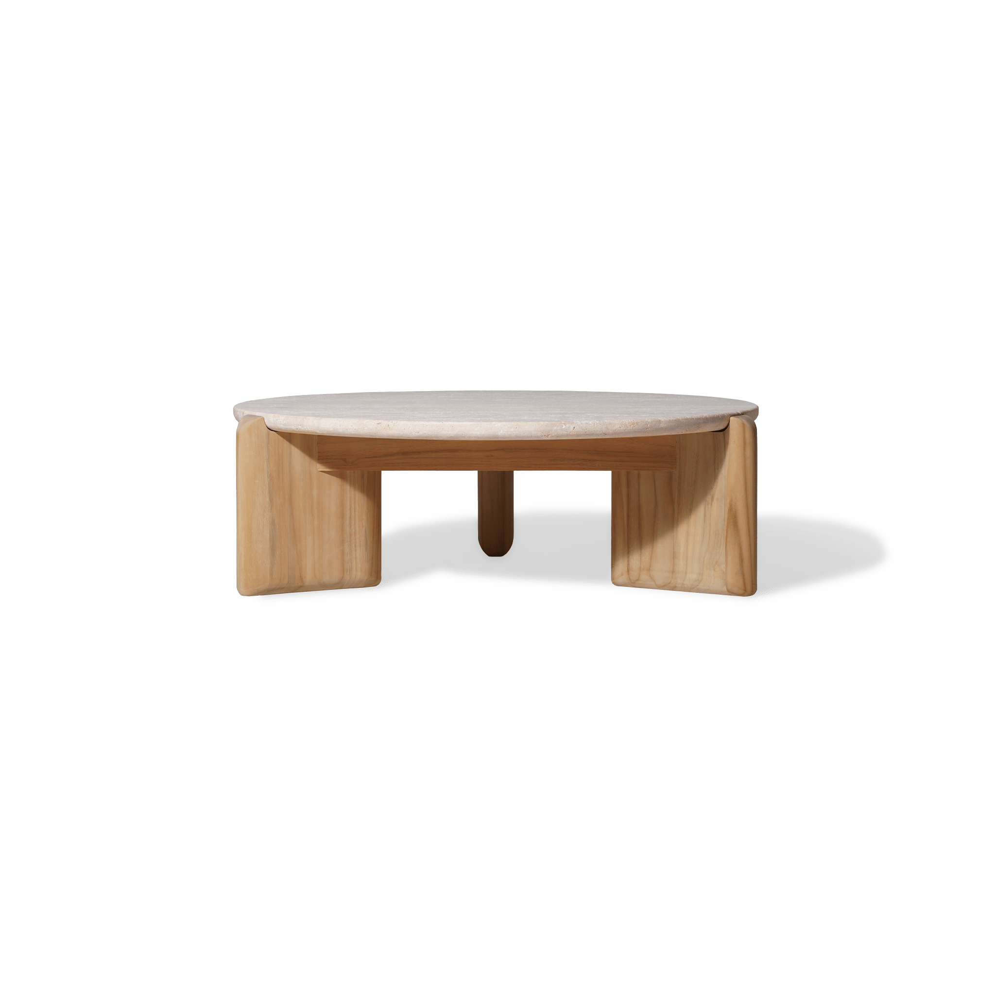 Chloe Modern Round Coffee Table - Stylish Living Room Centerpiece for Home Decor & Small Spaces