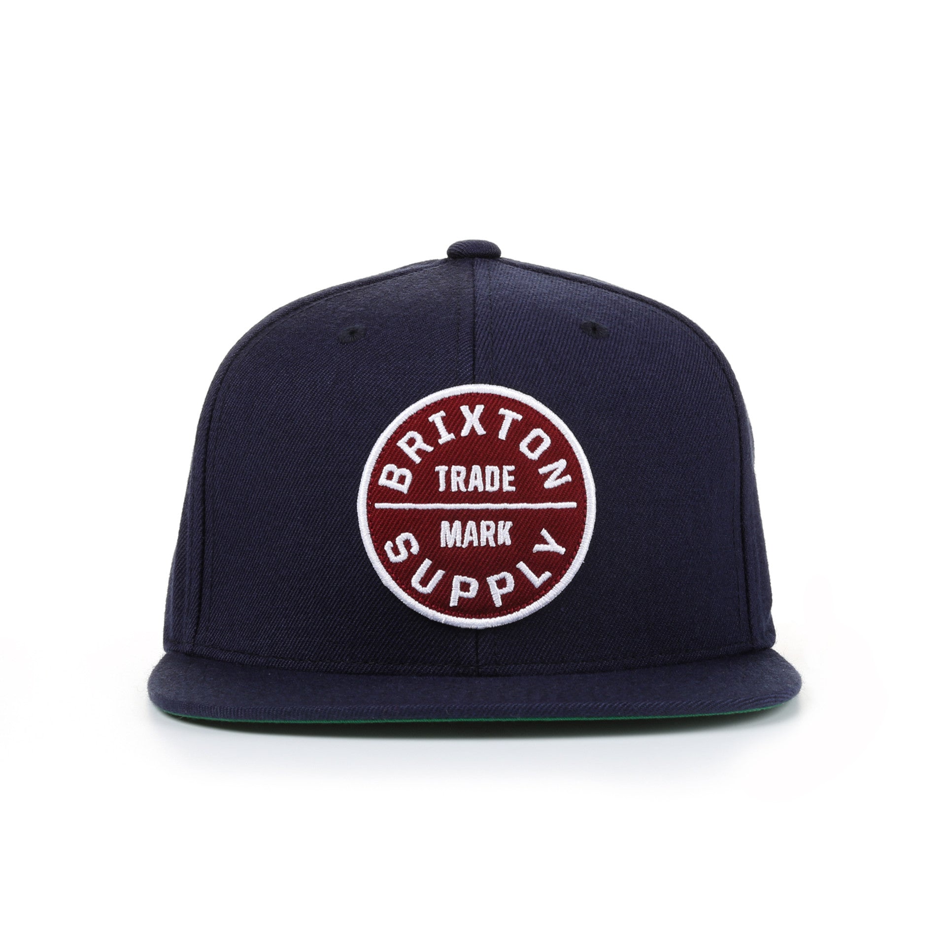 Brixton Oath III Snapback Hat - Navy Blue Adjustable Baseball Cap for Men & Women | Perfect for Streetwear, Casual Outfits and Outdoor Activities