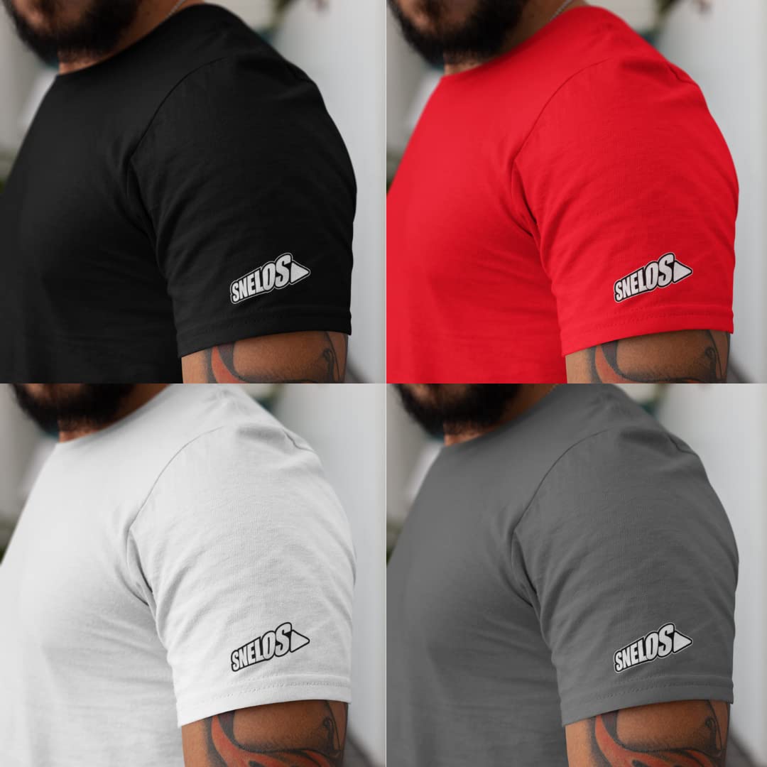 SNELOS Men's Graphic T-Shirt - Stylish Matching Tee for Jordan Outfits | Casual Streetwear & Basketball Fan Apparel