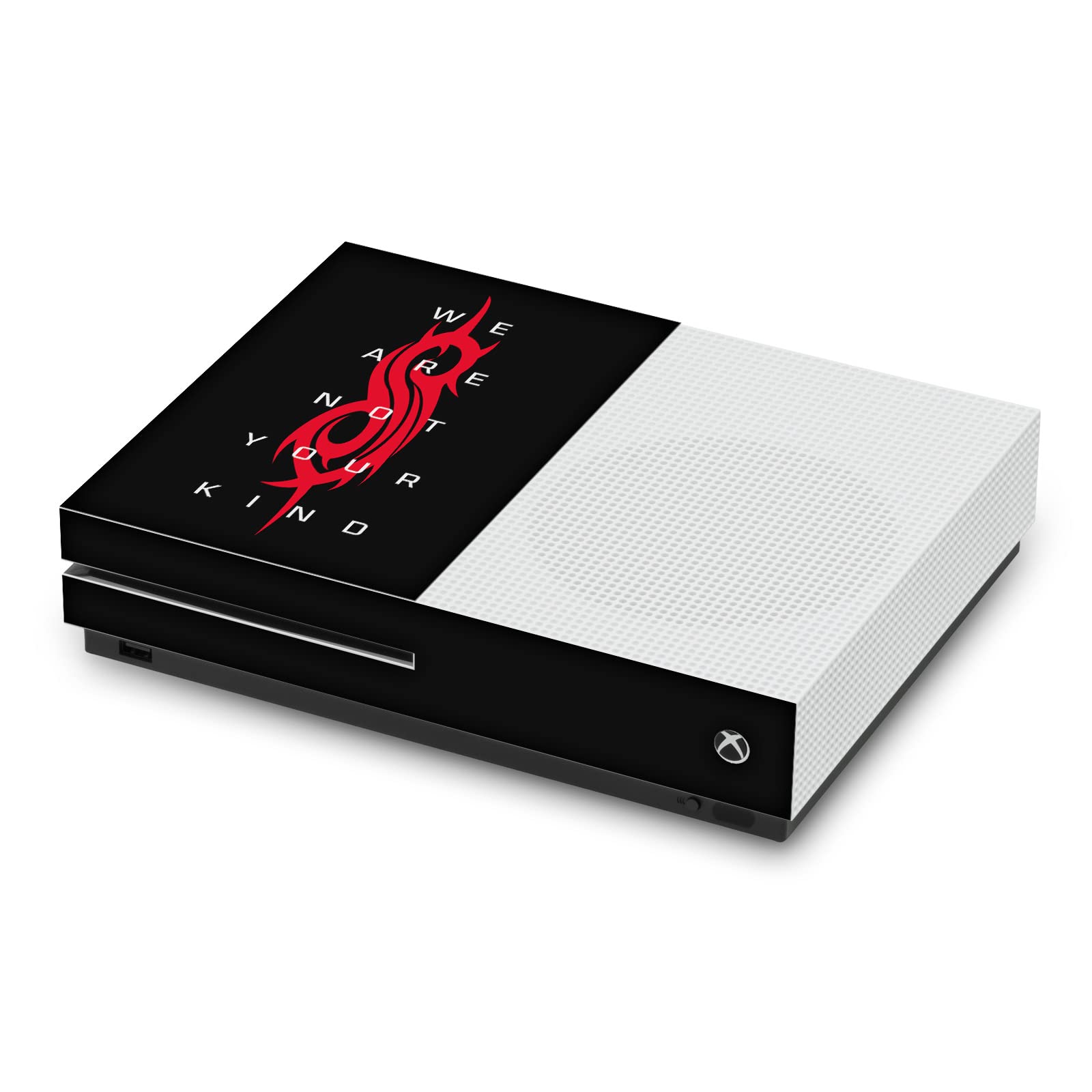 Head Case Designs Licenza Ufficiale Slipknot Logo We Are Not Your Kind Vinile Sticker Gaming Pelle Adesivo Compatibile con Xbox One S Console - Decorazione per Controller e Console Gamers