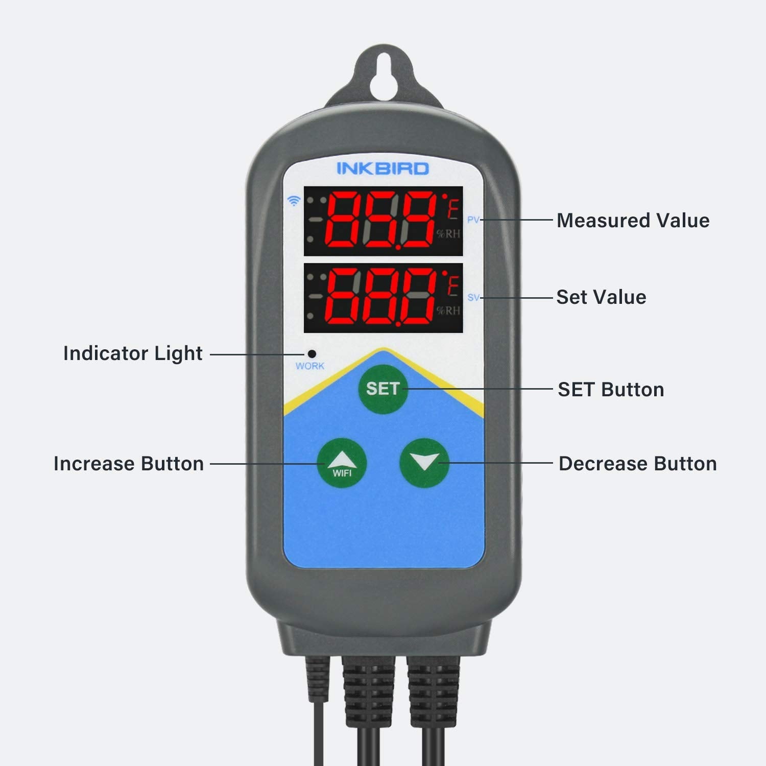 ITC 306T Digital Temperature Controller - Precise Thermostat for Home Brewing, Aquariums & Reptile Tanks | Dual Display & PID Control