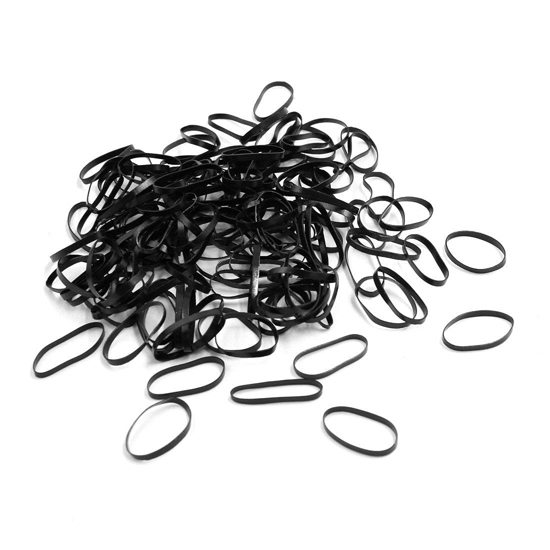 AG TRADE Small Elastic Hair Bands - 1000Pcs Mini Rubber Hair Ties (2mm x 30mm) for Women, Girls & Kids - Disposable Hair Holders for Ponytails, Braids & Everyday Use