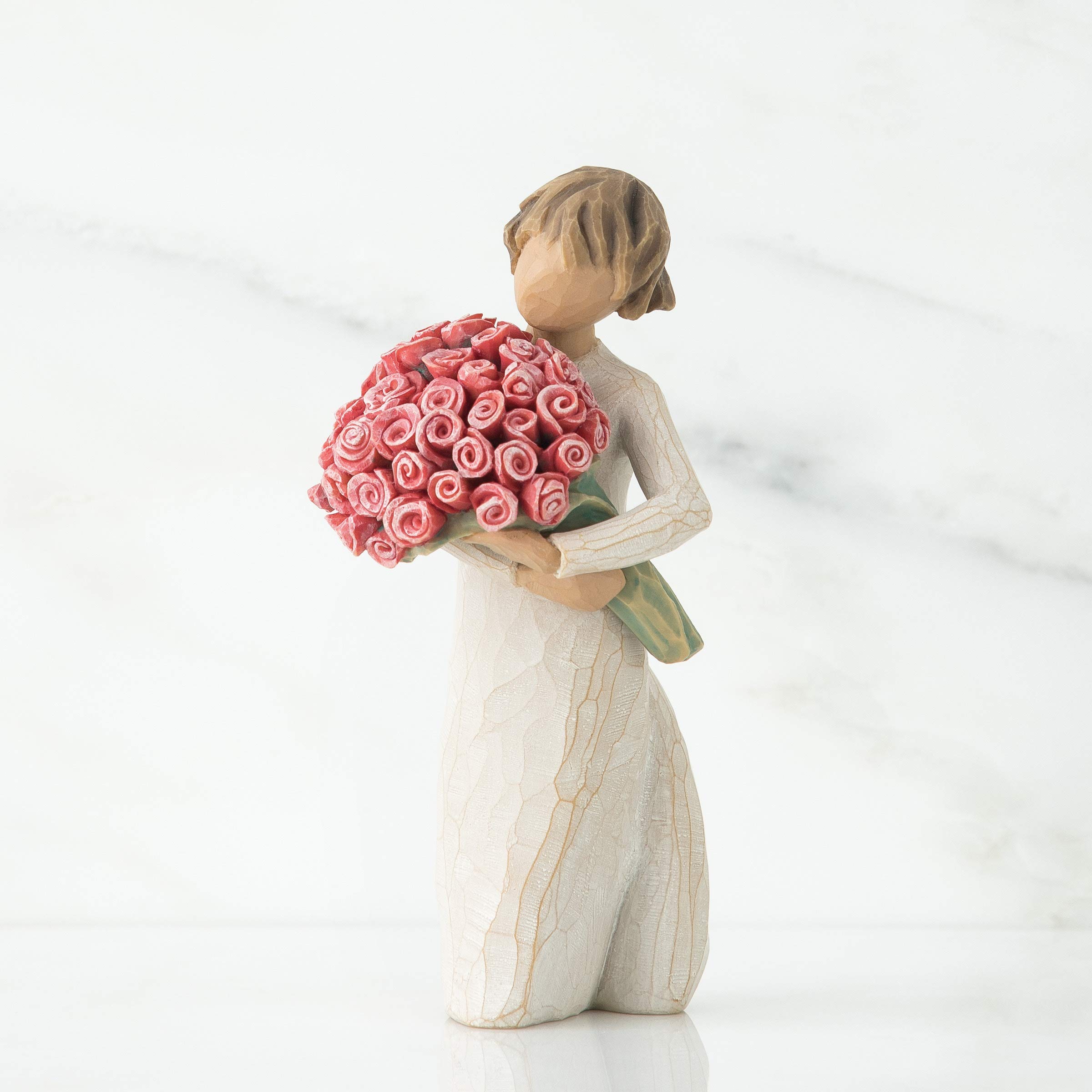Willow Tree Abundance Hand-Painted Sculpture - Collectible Figurine for Home Decor, Gift Giving & Spiritual Inspiration